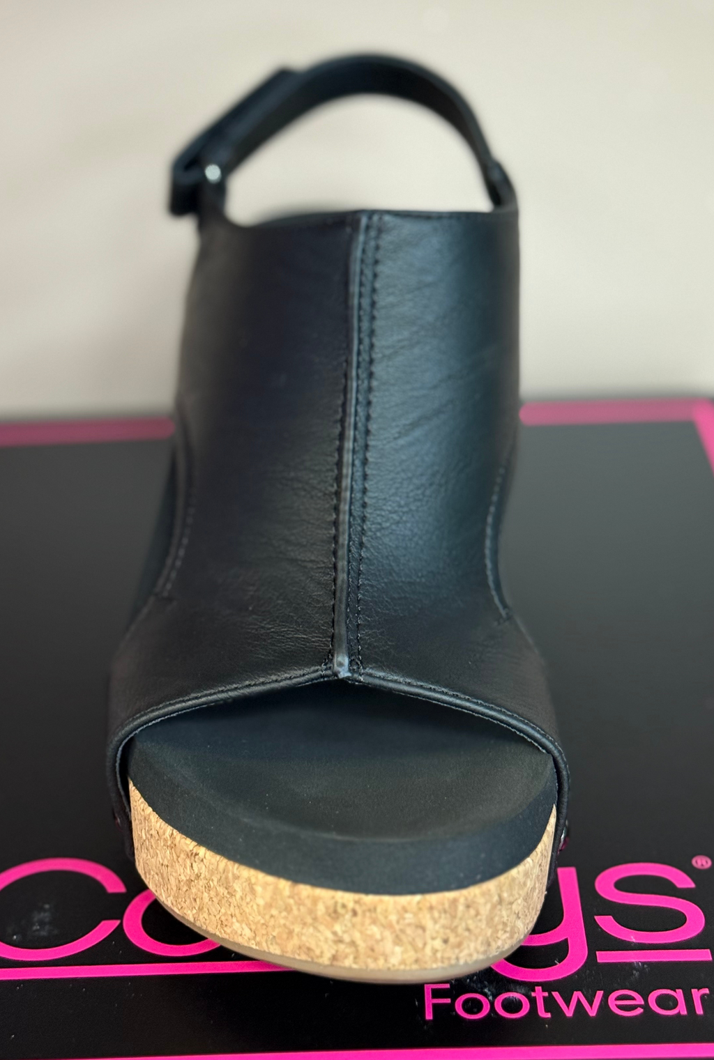 BLACK CARLEYS WEDGES