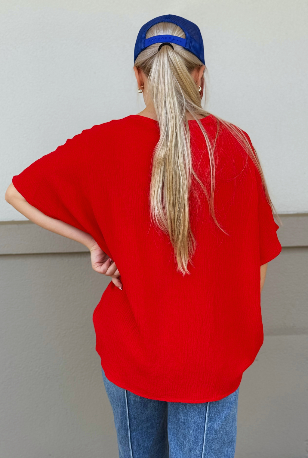 RED ROXY TOP