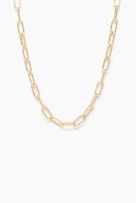 Textured Large Clip Link Chain Necklace