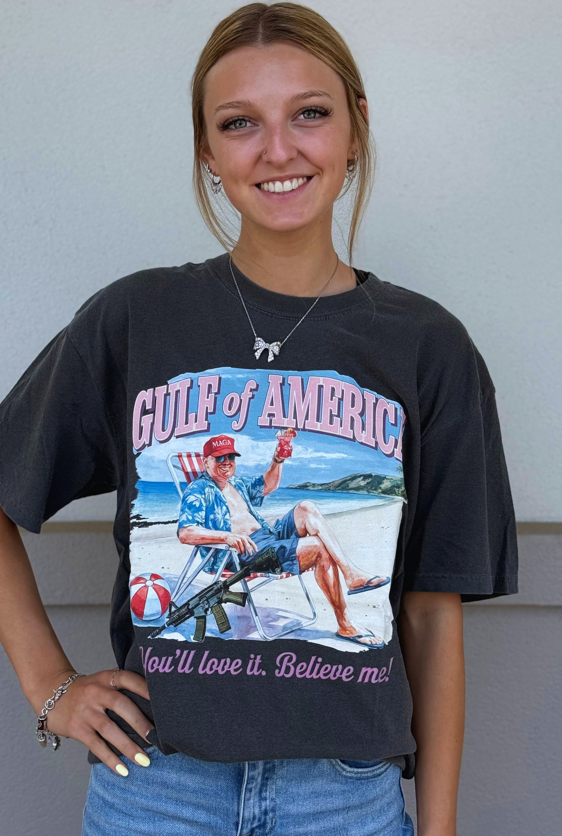 TRUMP GULF OF AMERICA GRAPHIC TEE