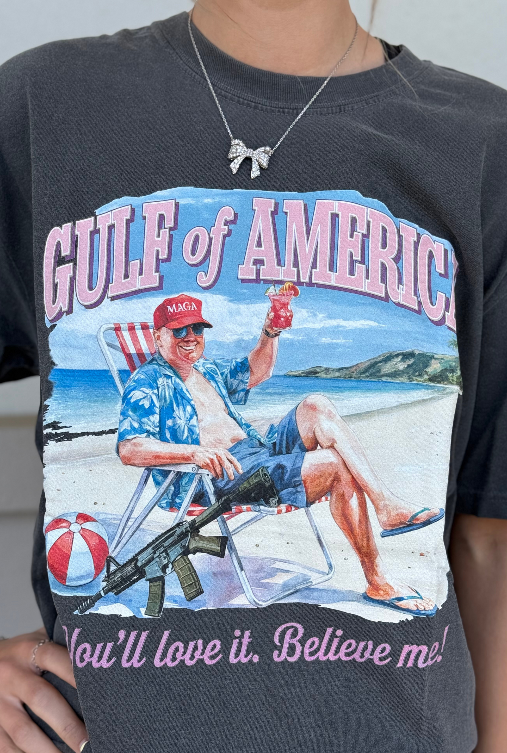 TRUMP GULF OF AMERICA GRAPHIC TEE