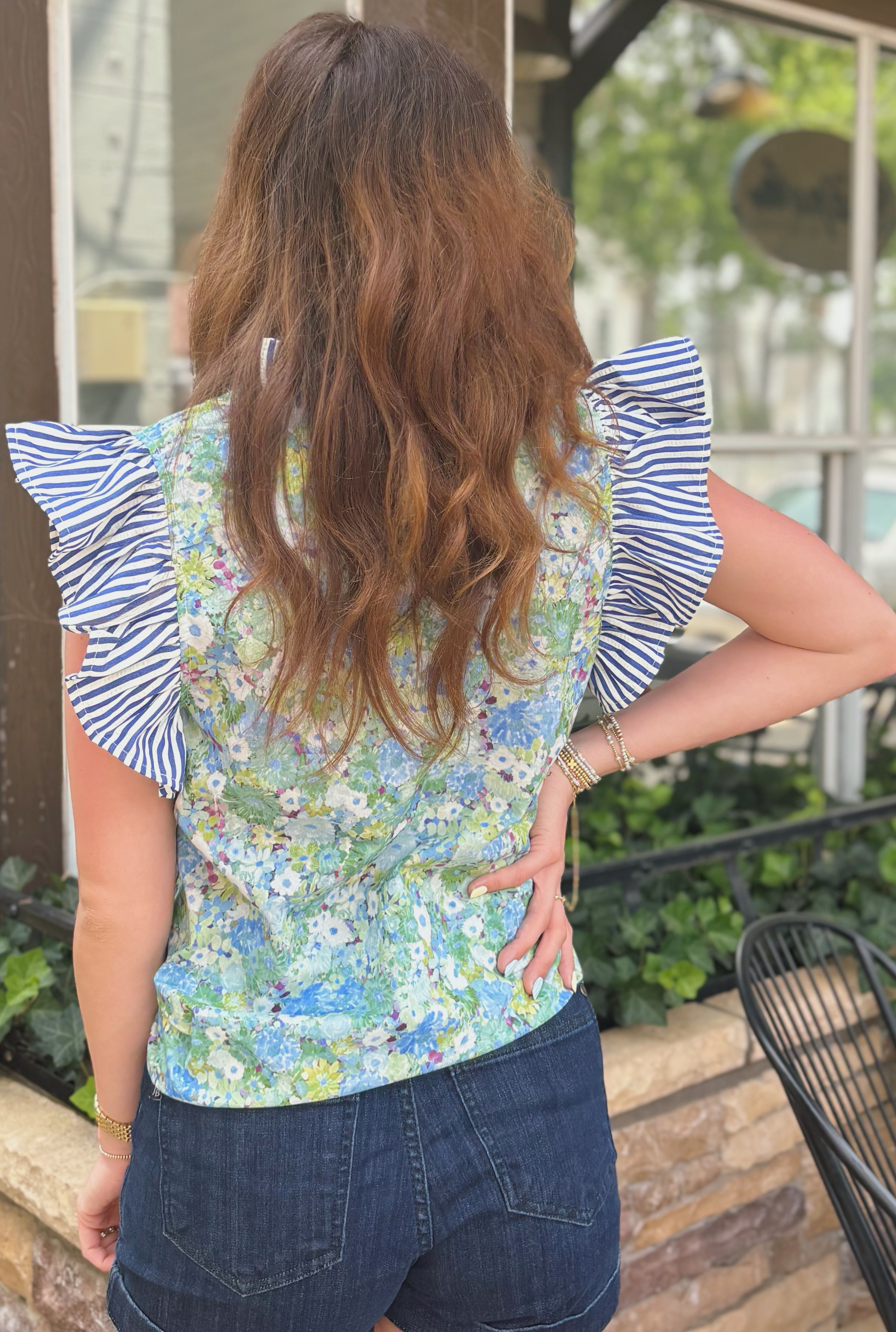 GREEN REBECCA TOP