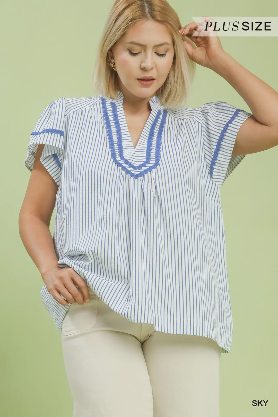 PERKY BLUE TOP