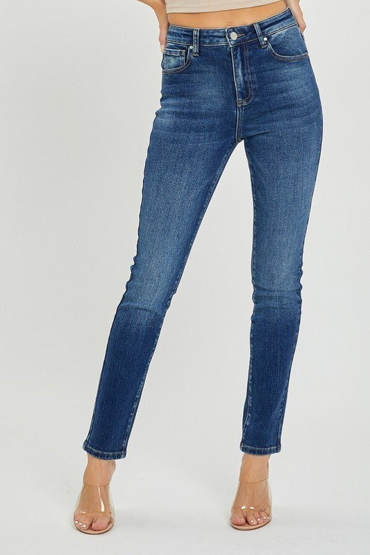 CURVY HIGH RISE BASIC SKINNY JEANS