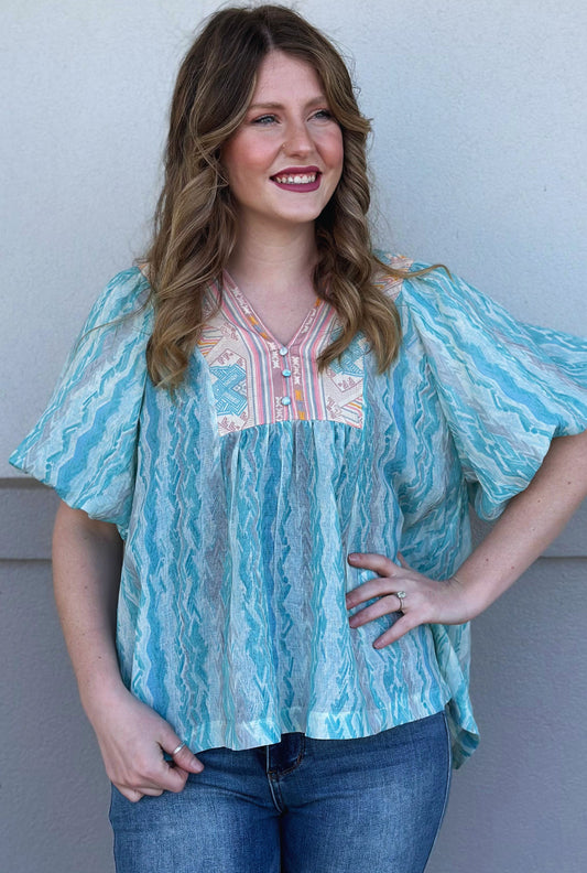 AQUA HELLO SPRING TOP