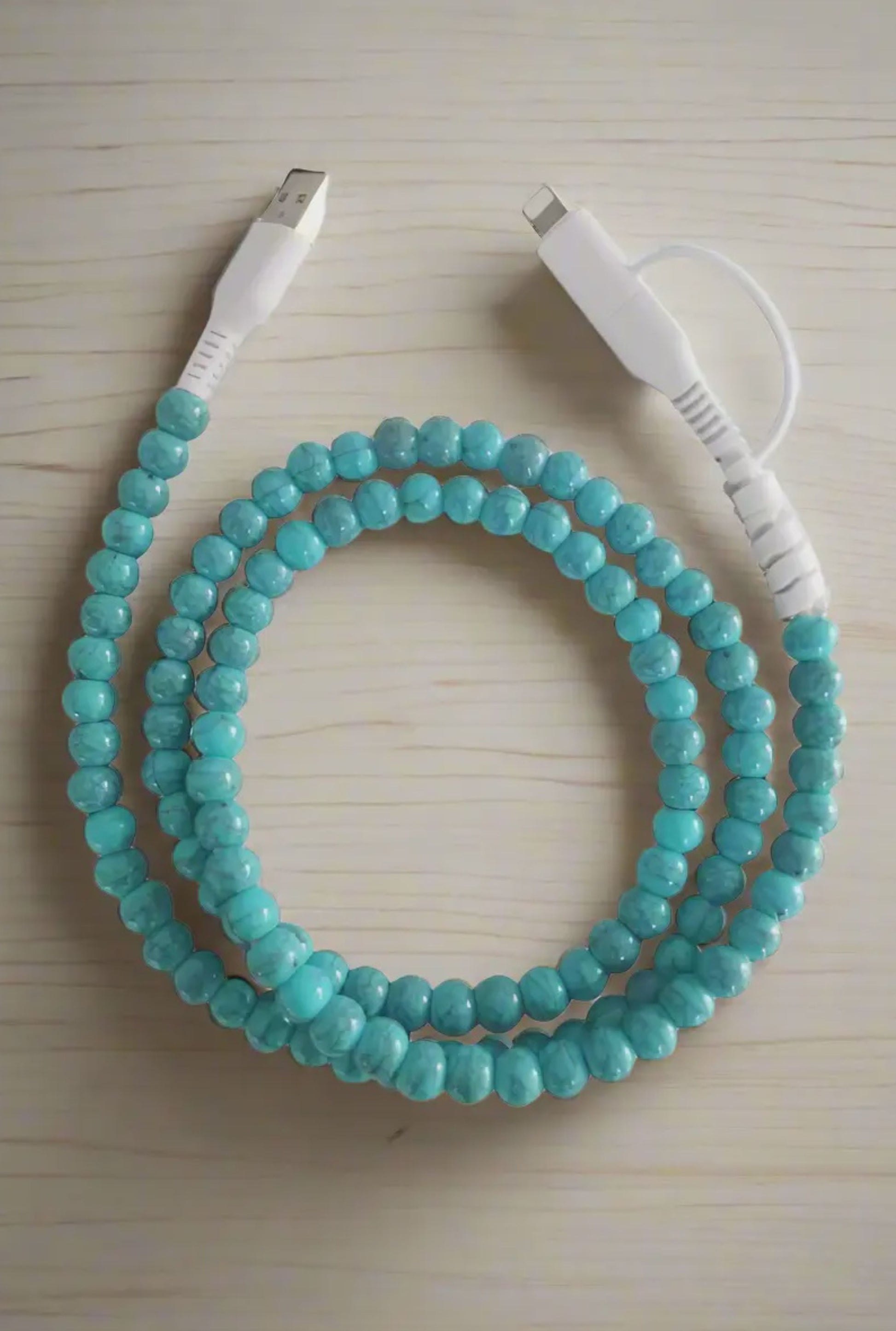 BEADED PHONE CHARGER