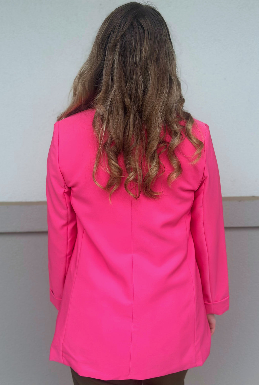 CORAL PINK ALL BUSINESS BLAZER