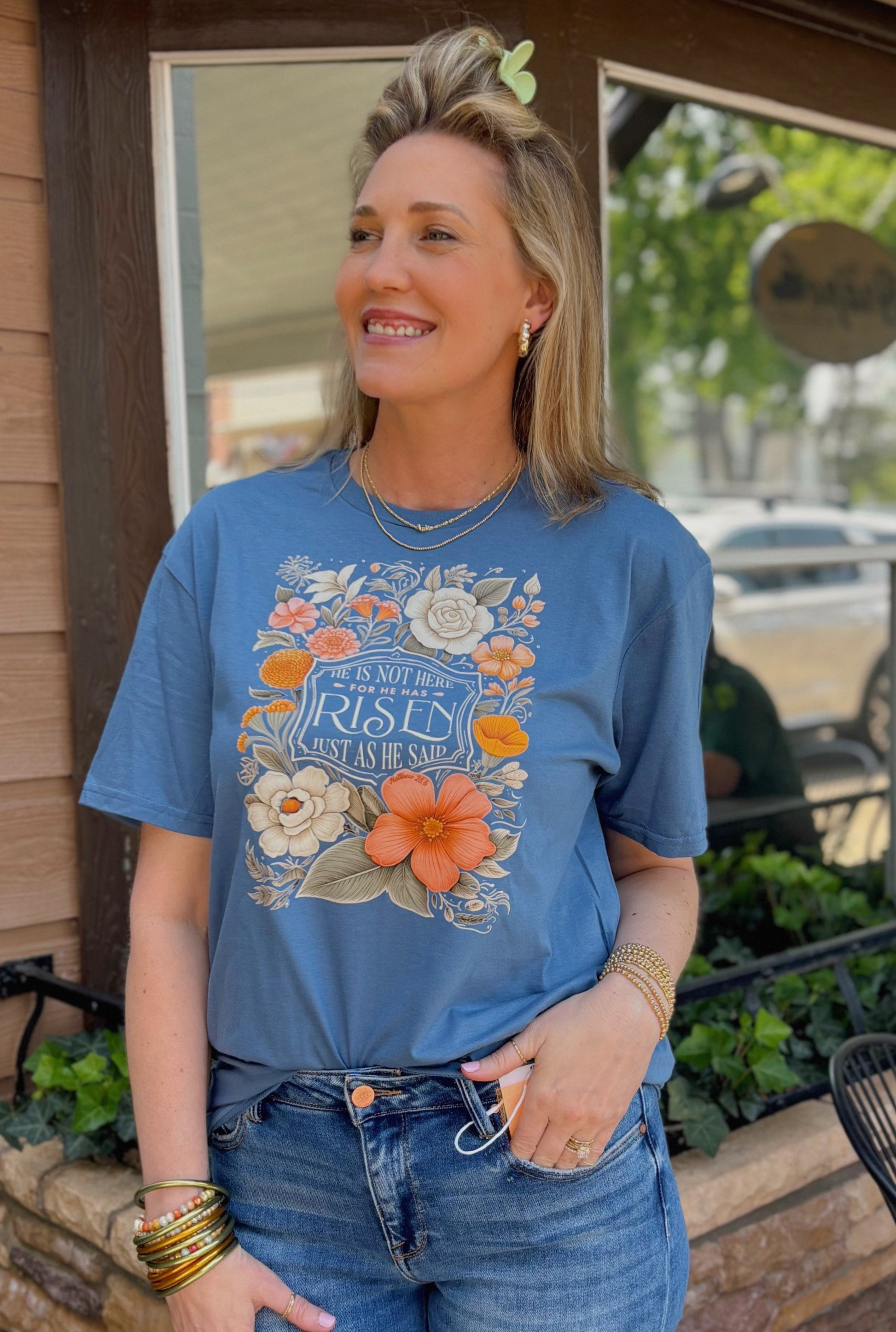 MATTHEW 28:6 GRAPHIC TEE
