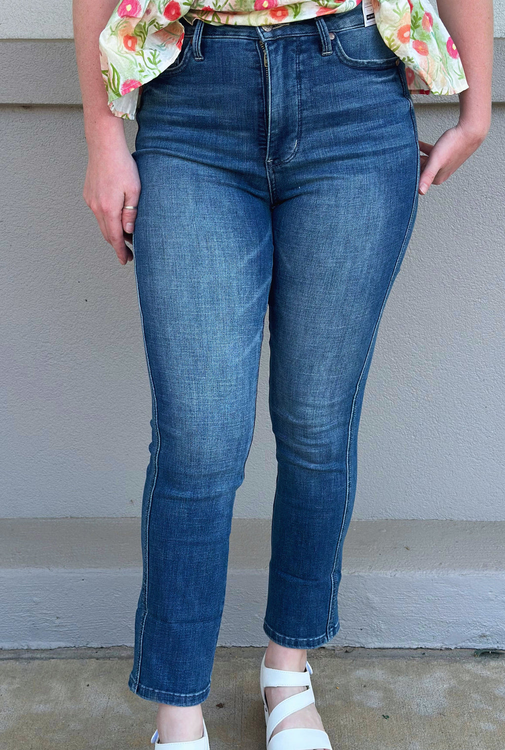 HW Tummy Control Back Shield Pkts & Cuff Capri