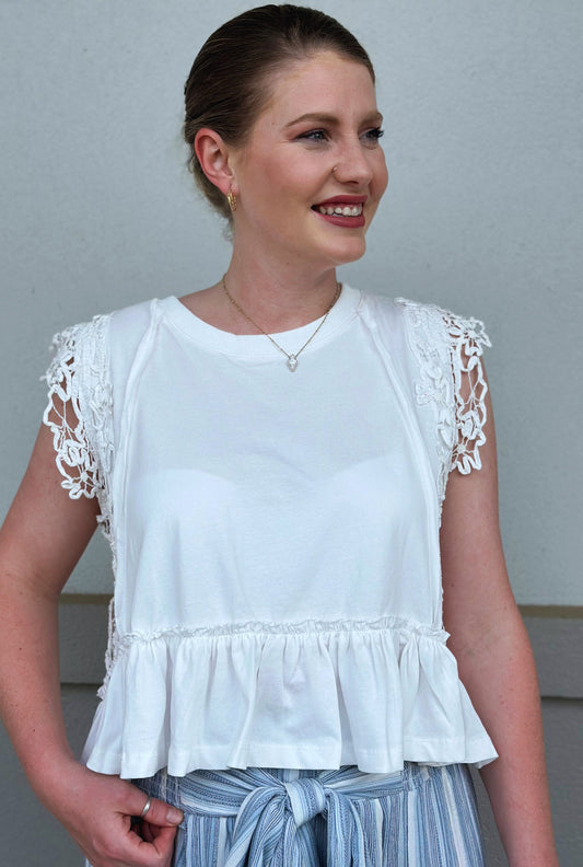 OFF WHITE JENNY TOP