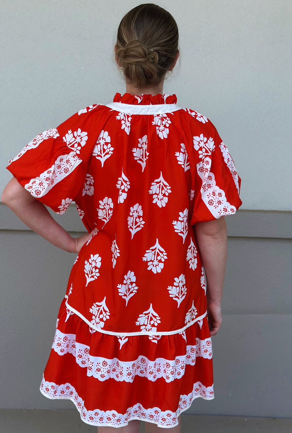 RED ELLIE DRESS