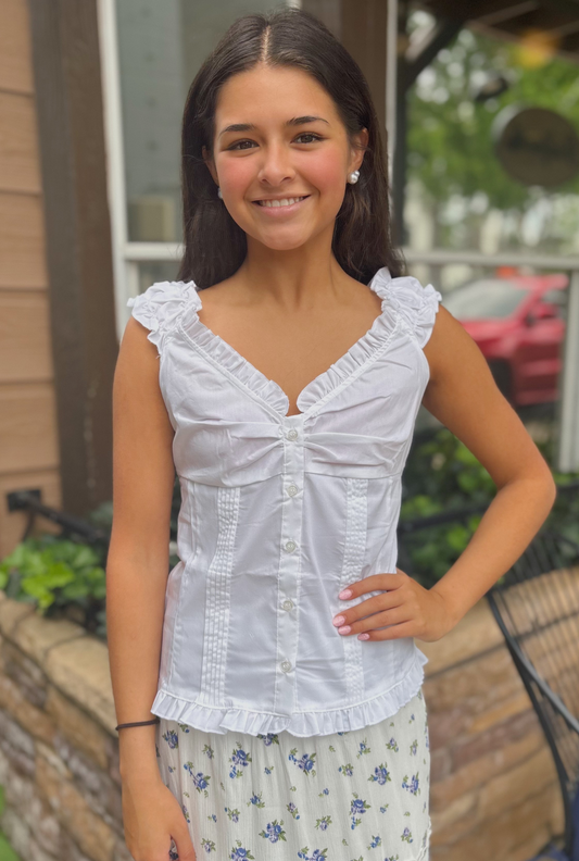 WHITE SUMMER FRESH TOP