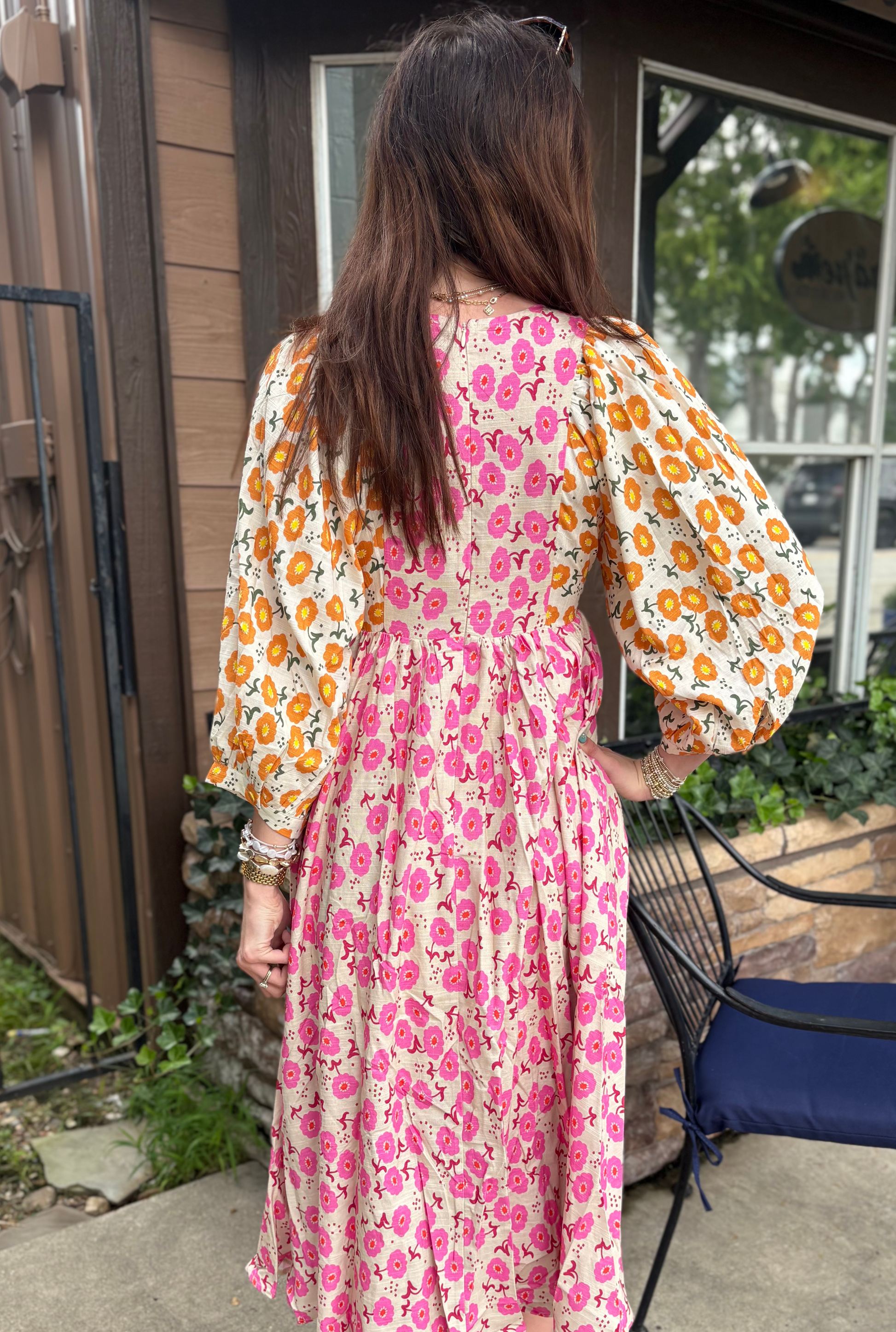 SUNSET BLOSSOM DRESS