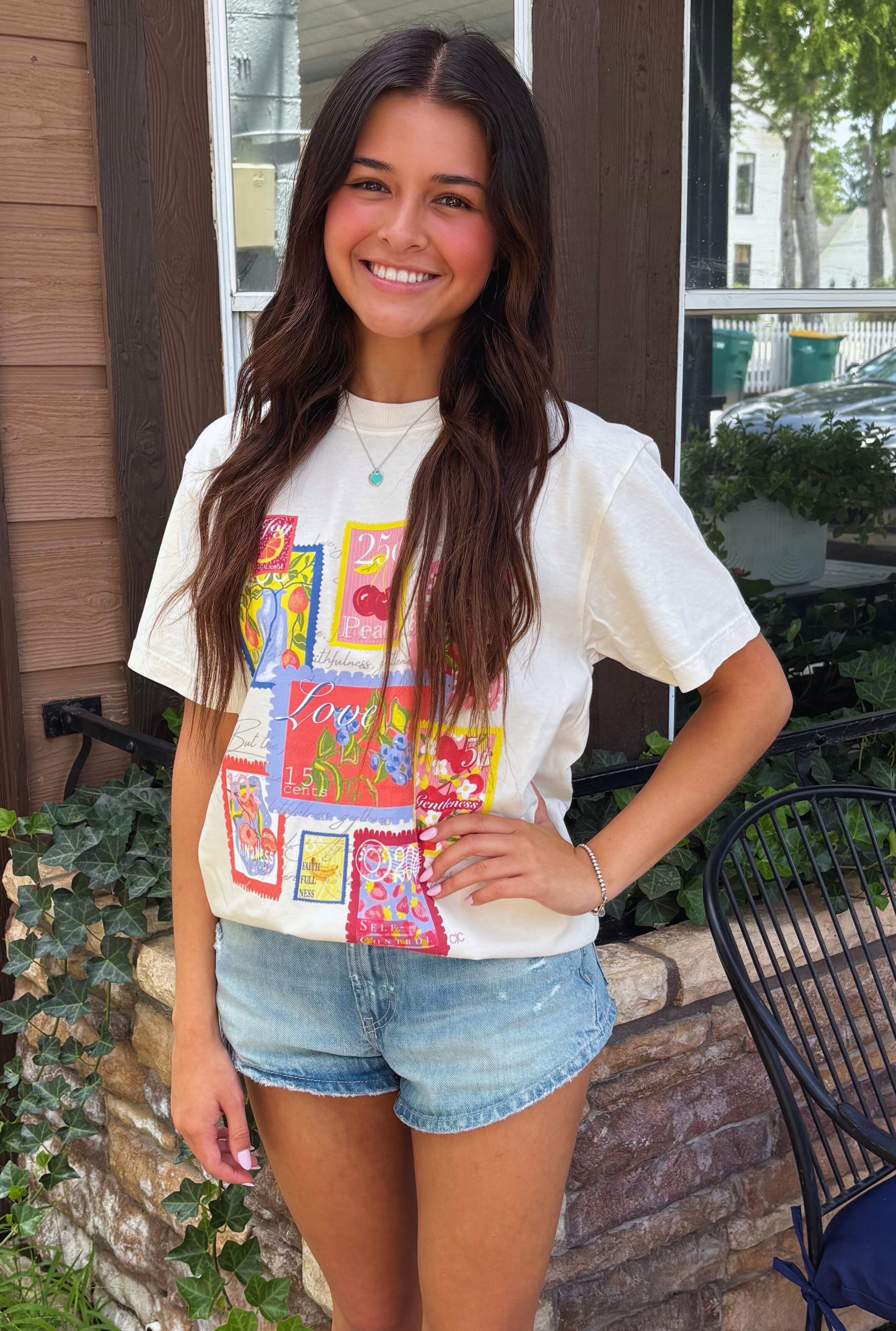 FRUIT STAMP GRAPHIC TEE