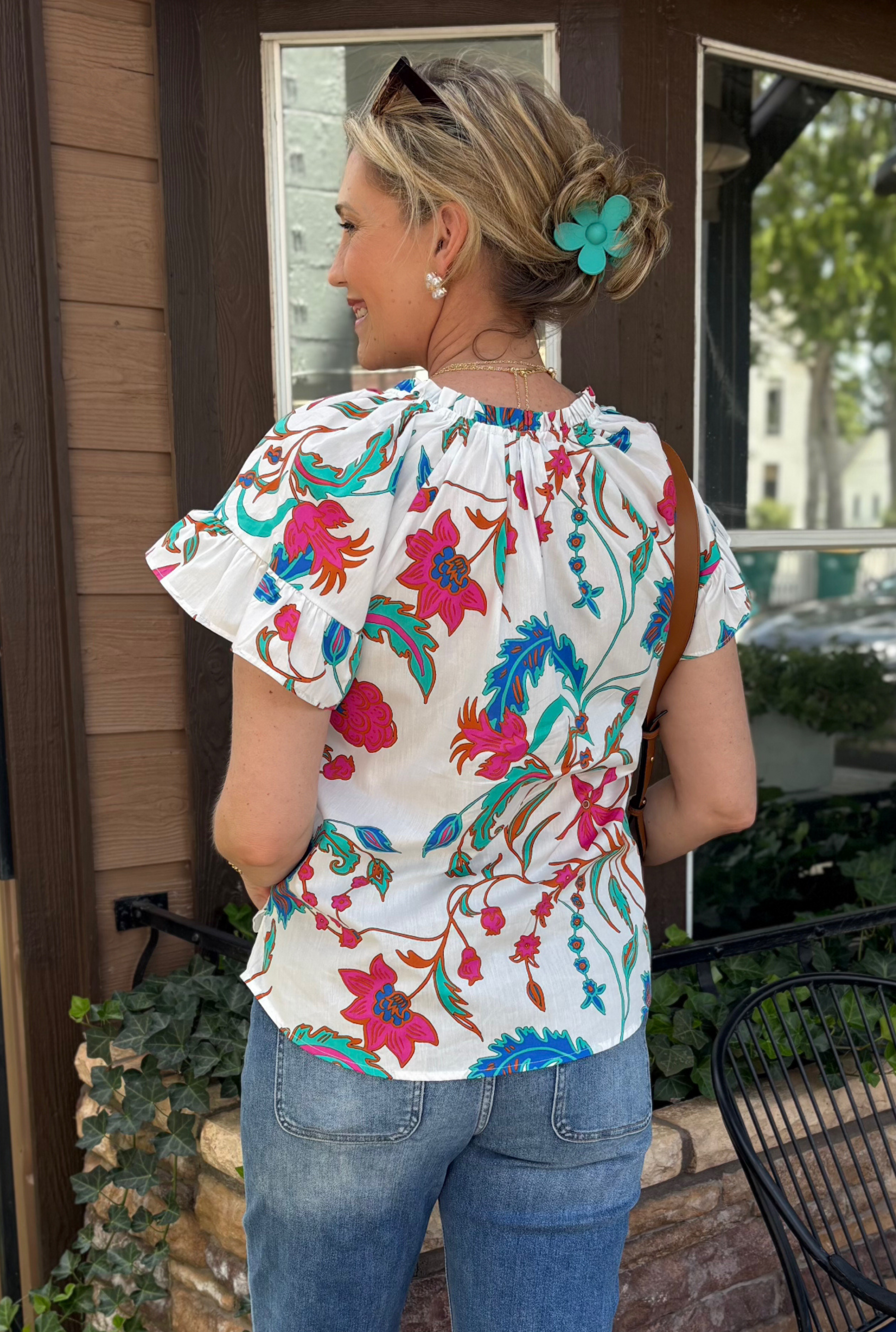 IZZIE FLORAL TOP
