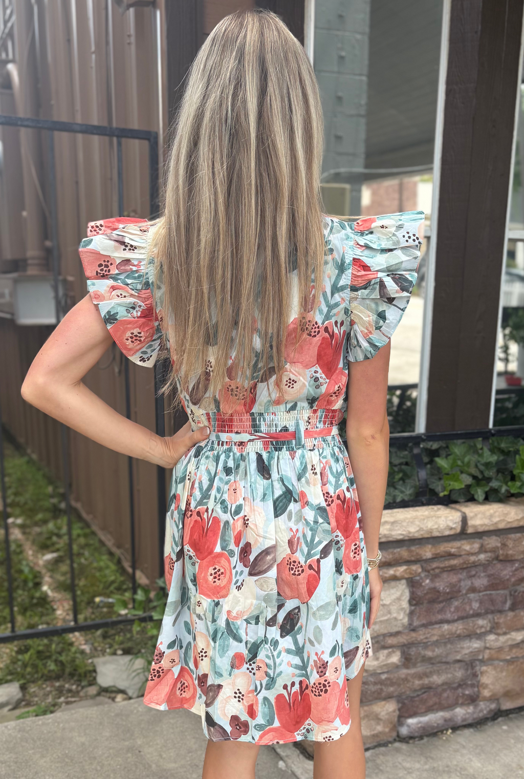 GREEN MAGGIE DRESS