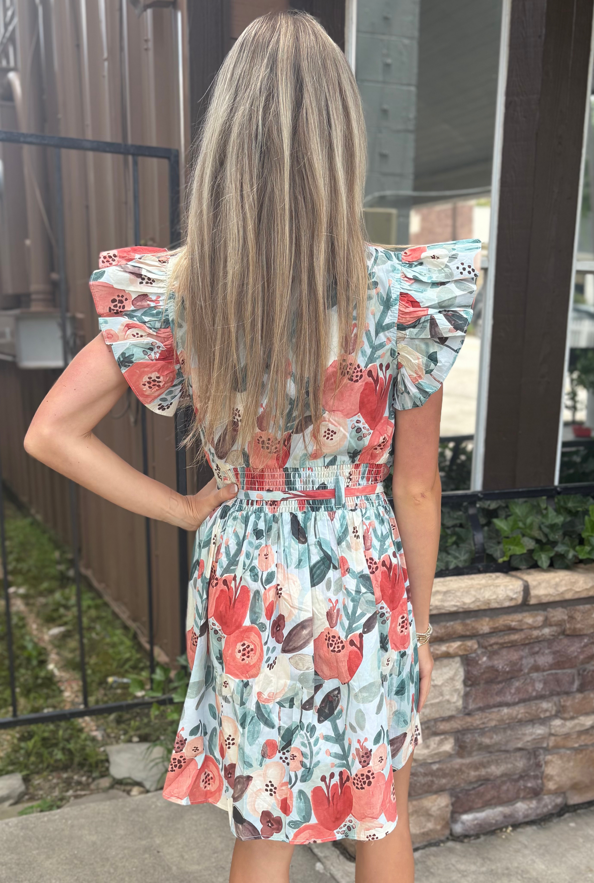 GREEN MAGGIE DRESS