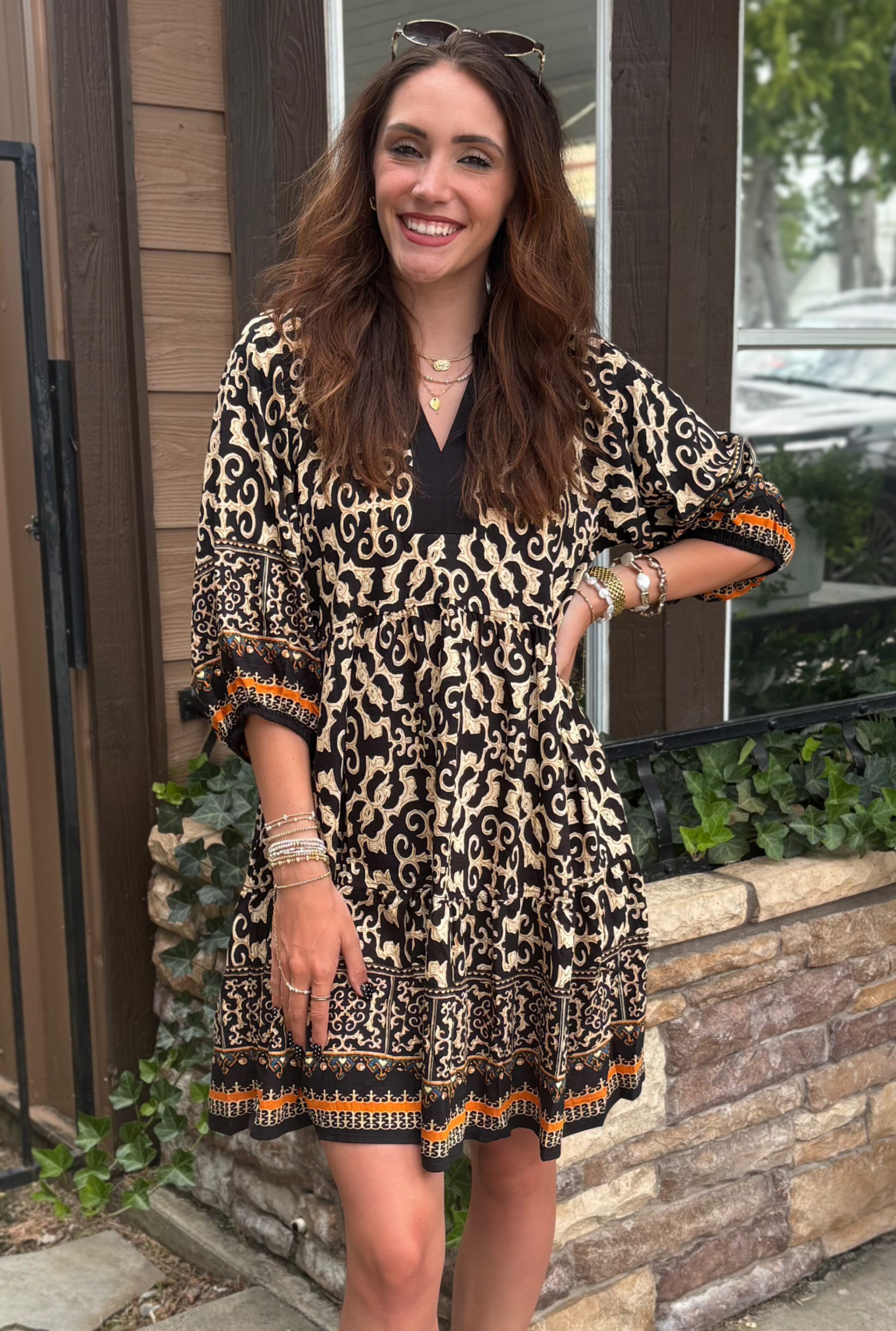 BLACK LILIAN DRESS
