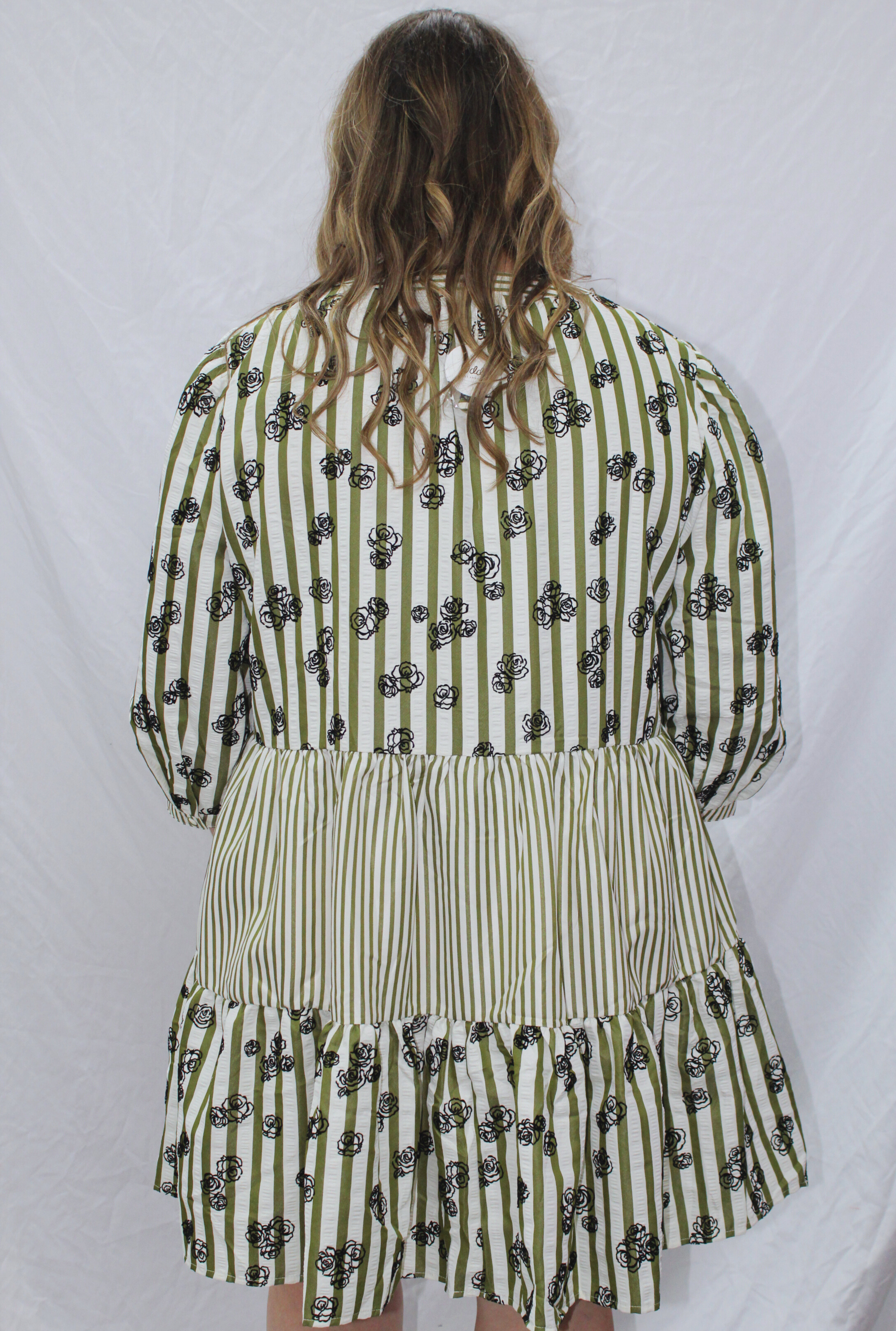 CURVY GREEN GINNY DRESS