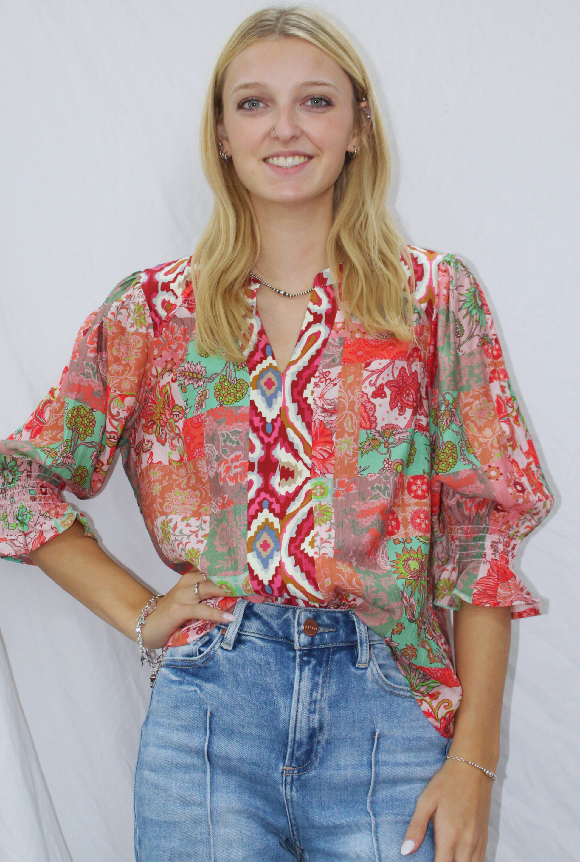 CORAL ASHLEY TOP