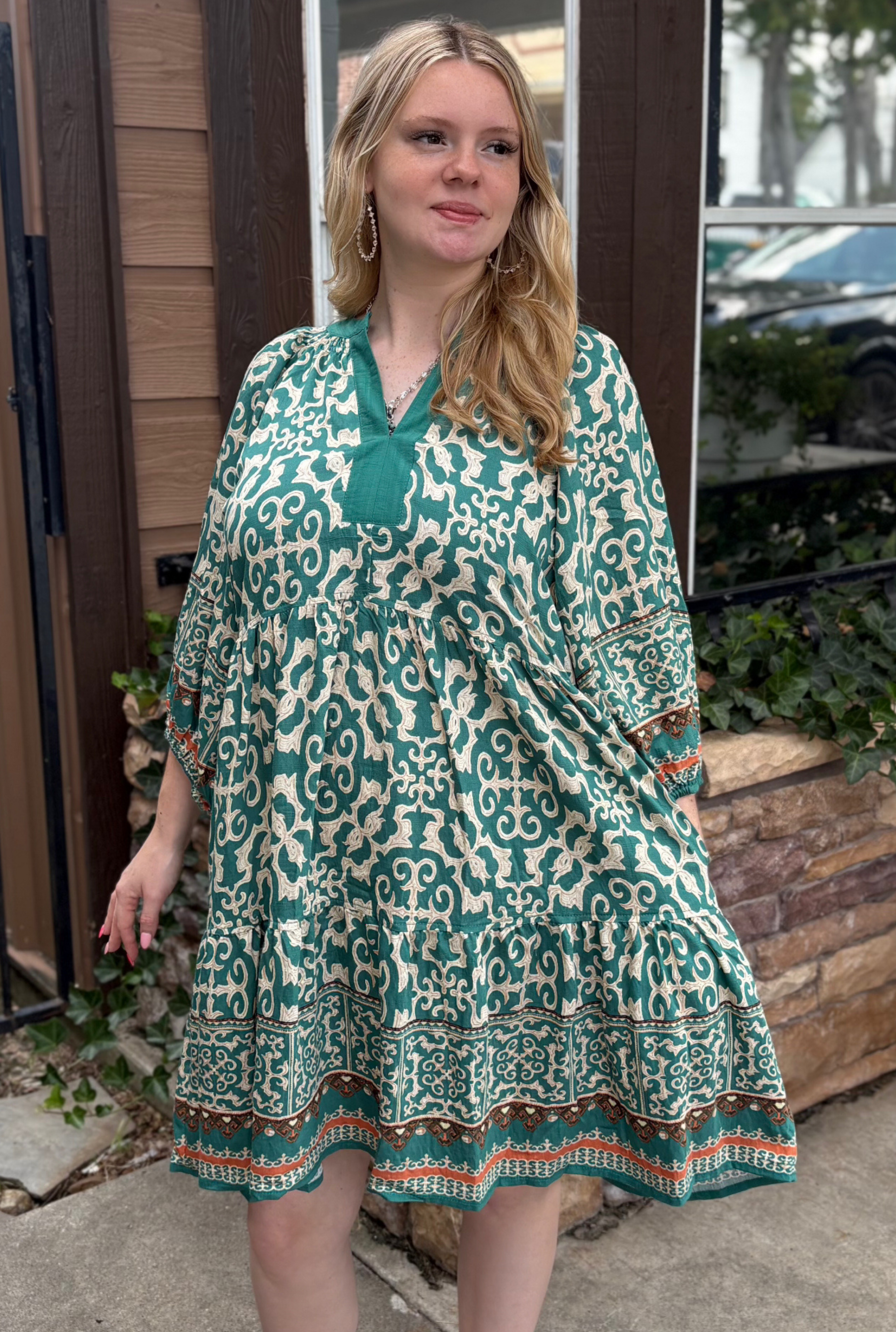 GREEN LILLIAN DRESS