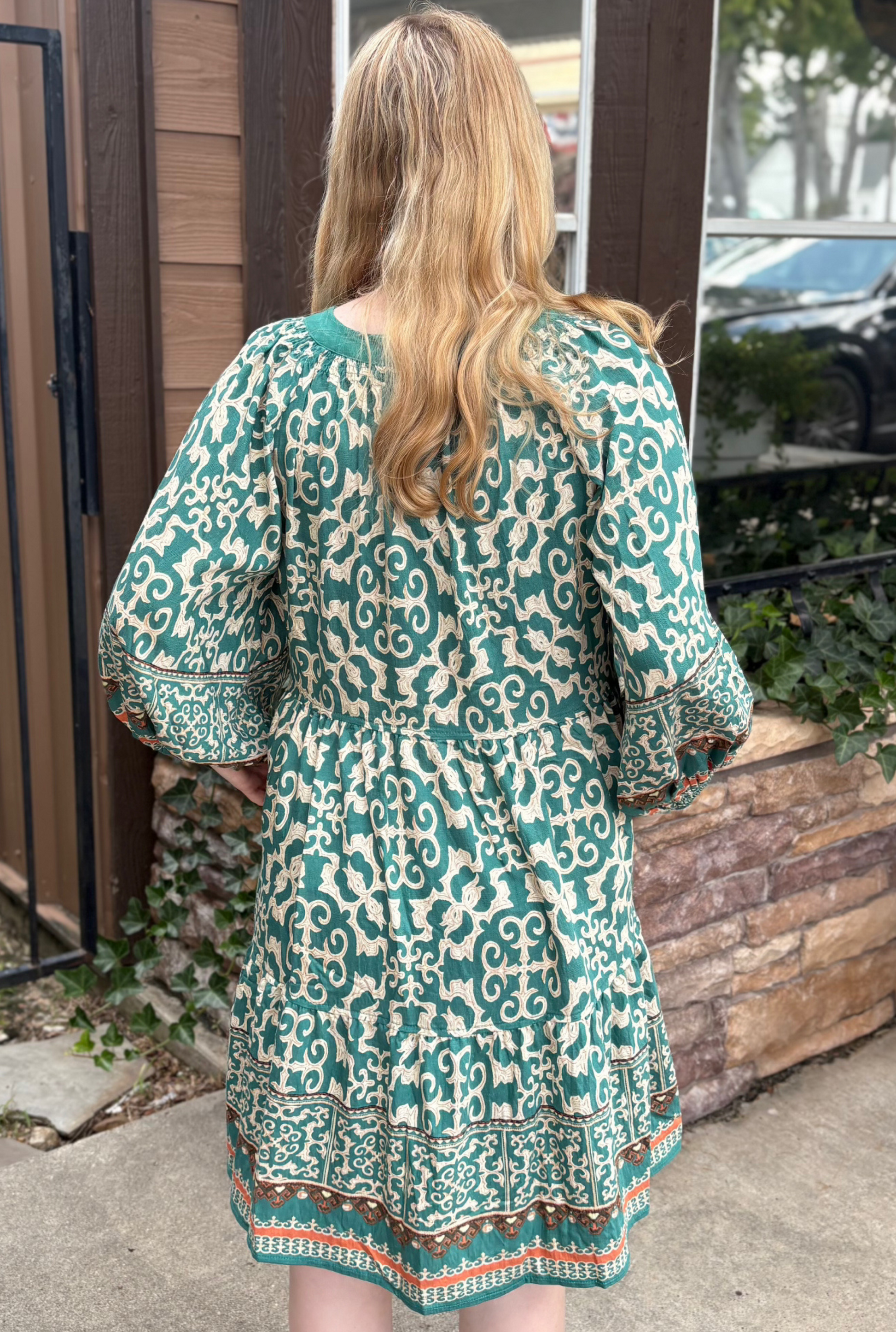 GREEN LILLIAN DRESS