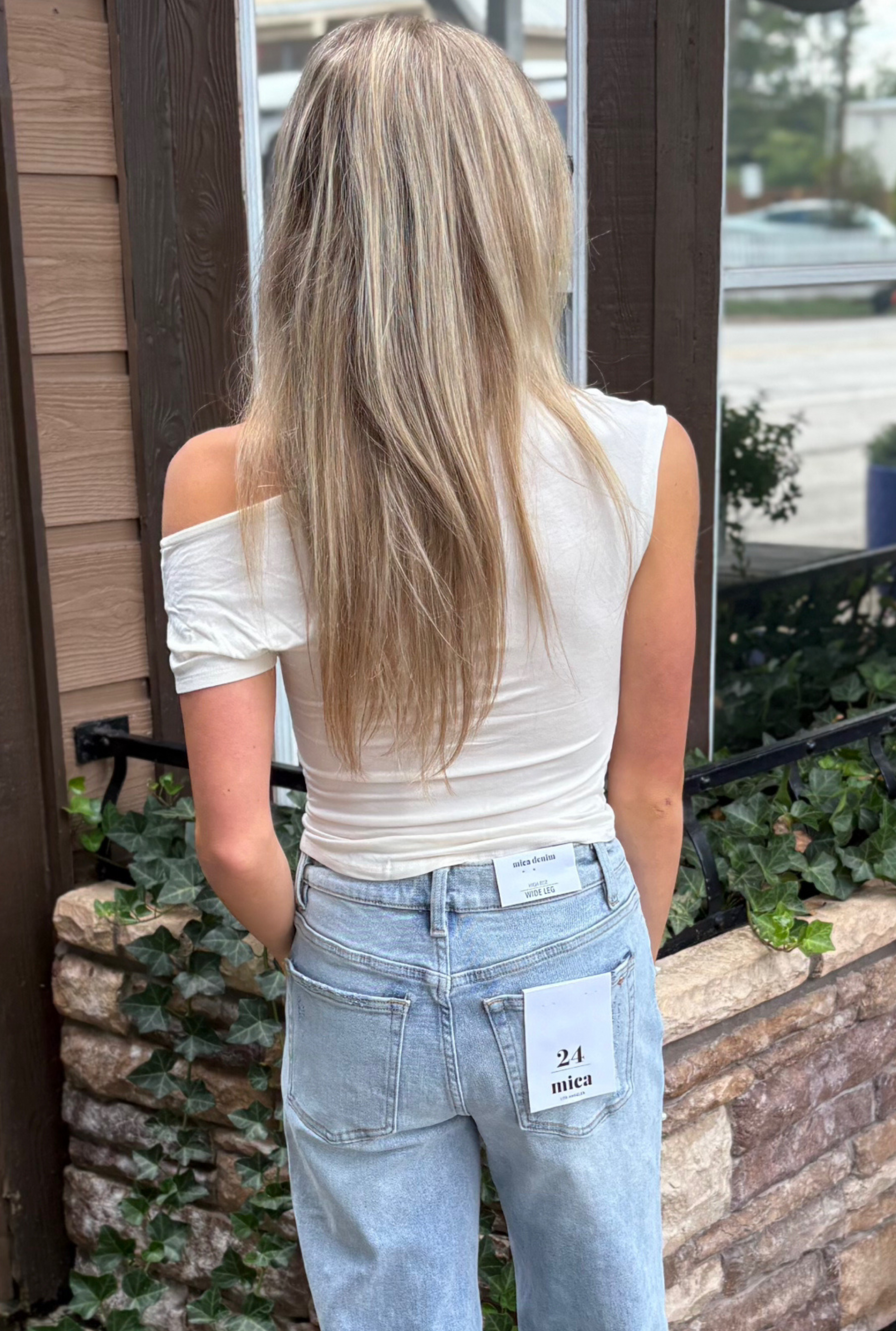 CREAM LILA TOP