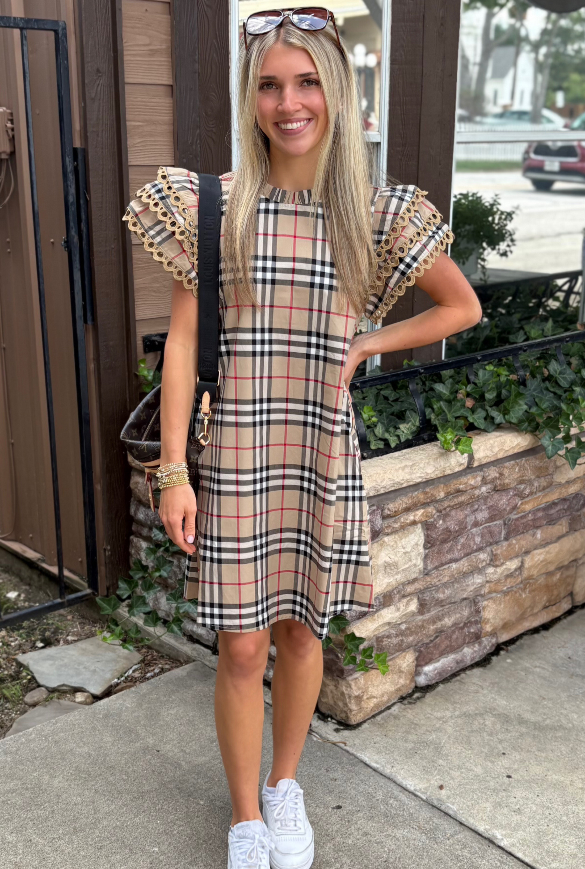 PLAID CHECK DRESS