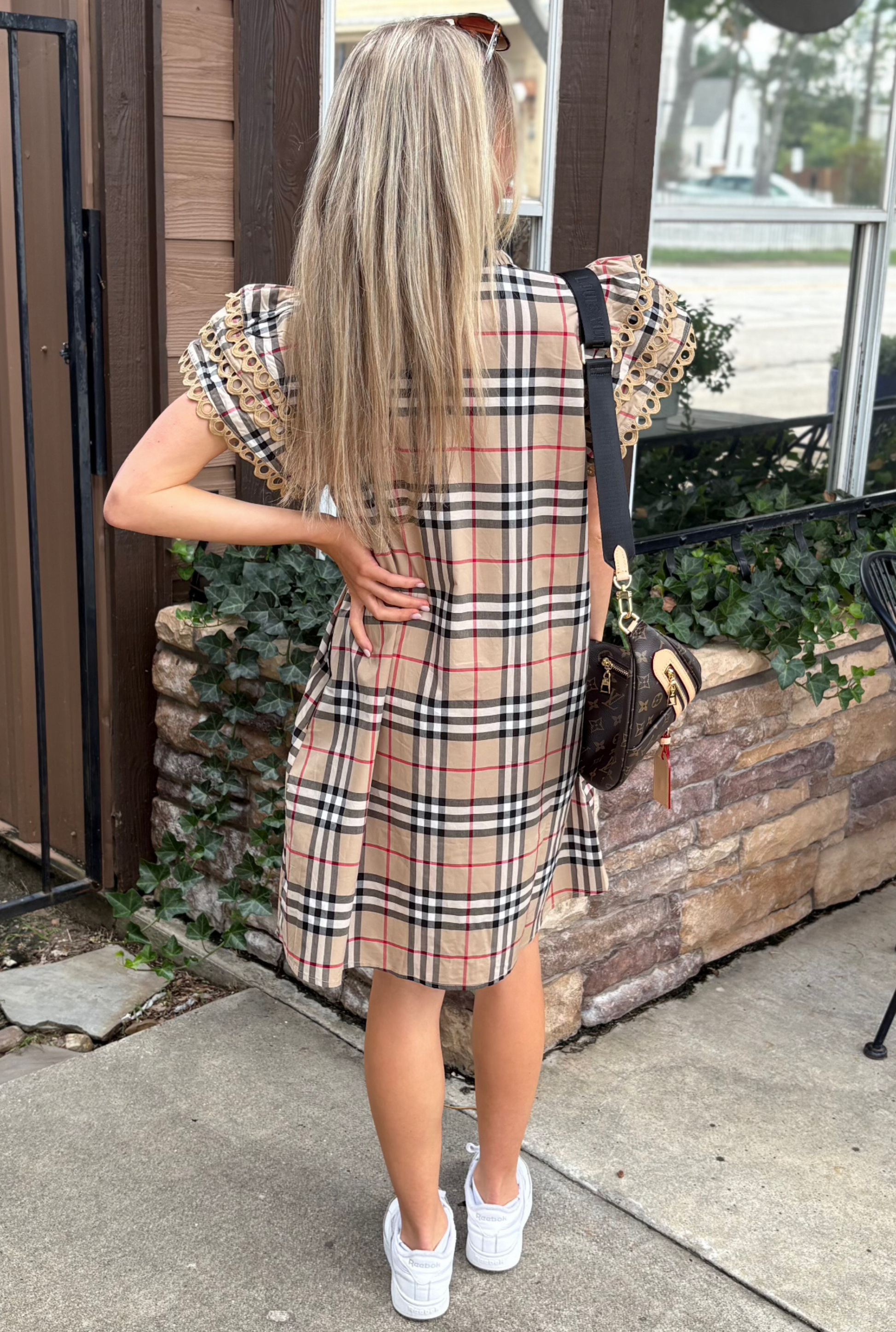 PLAID CHECK DRESS
