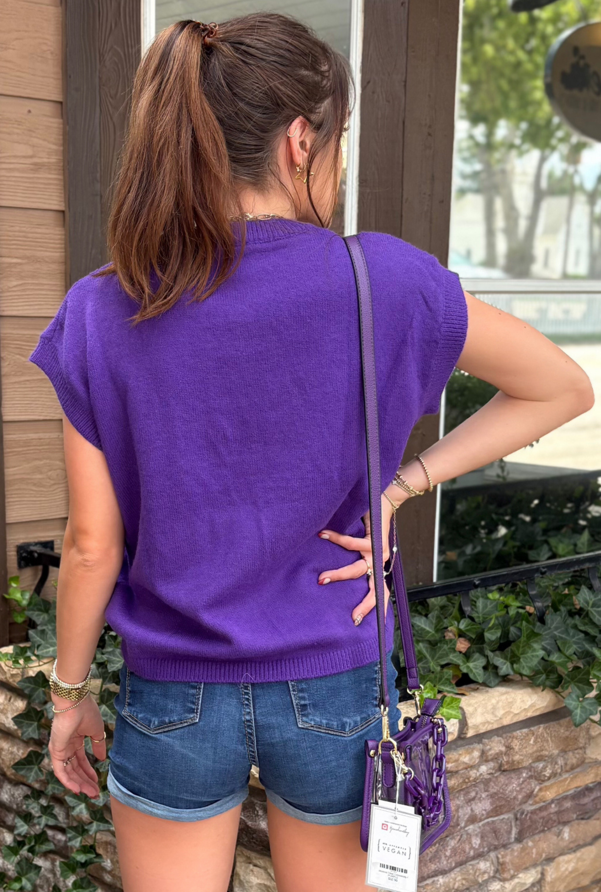 PURPLE GAME DAY FOOTBALL TOP