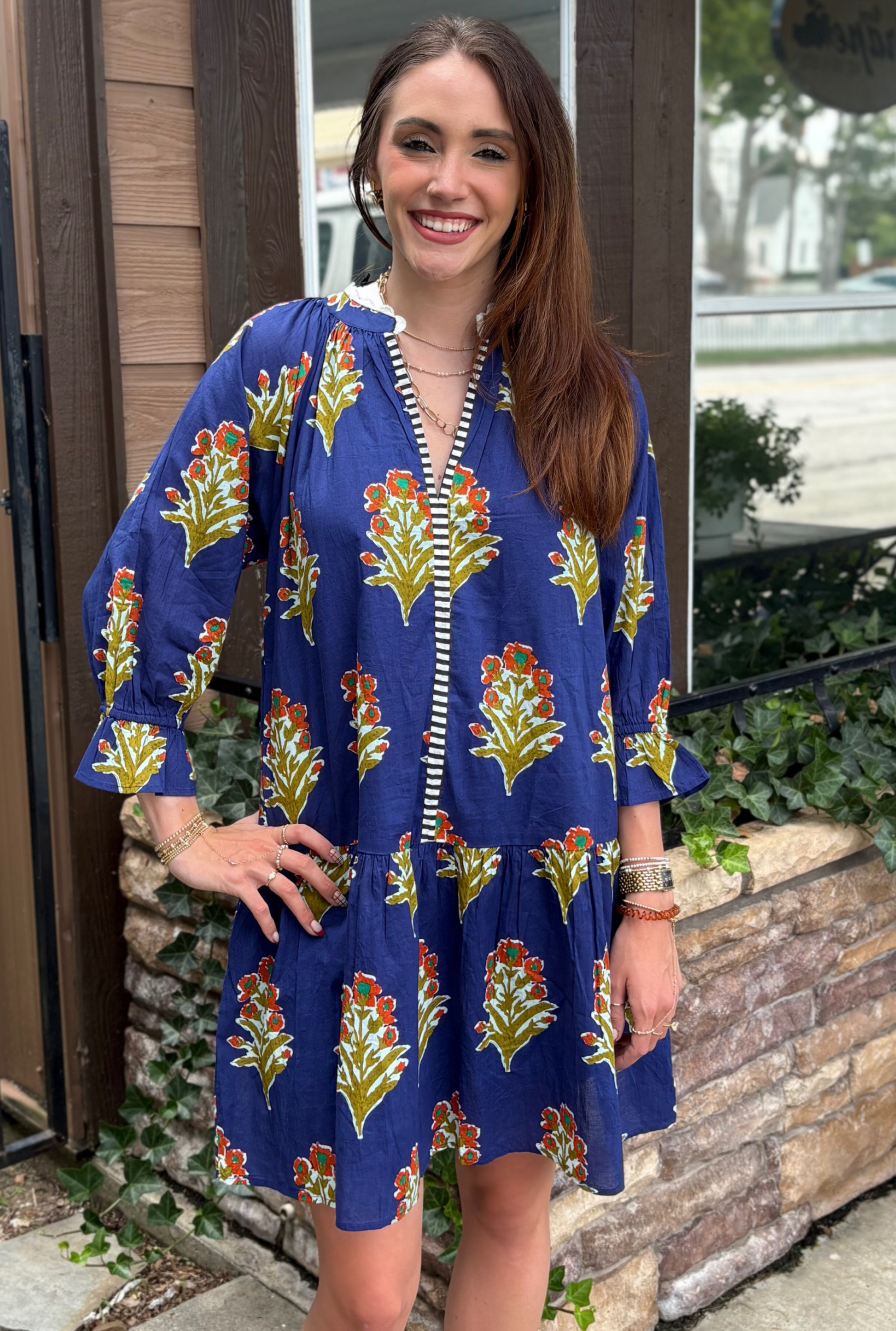 NAVY NIKKI DRESS