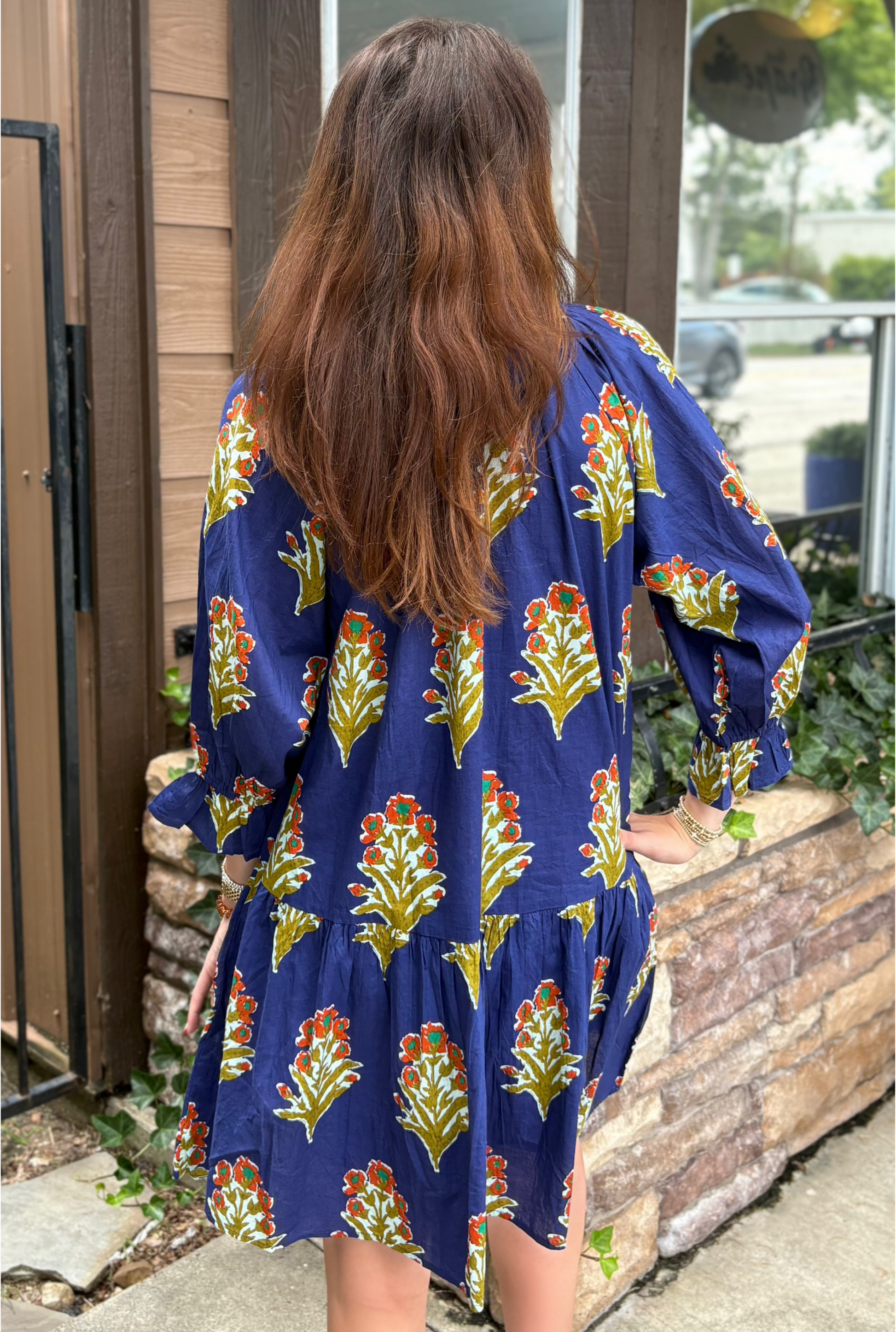 NAVY NIKKI DRESS