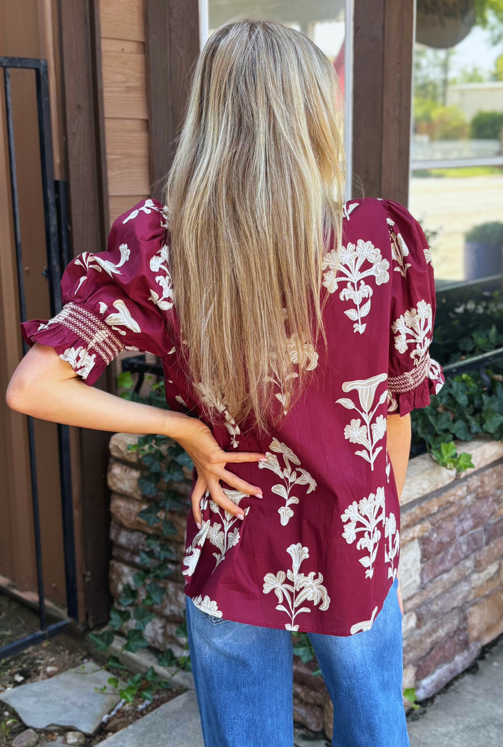 RUST REBECCA TOP