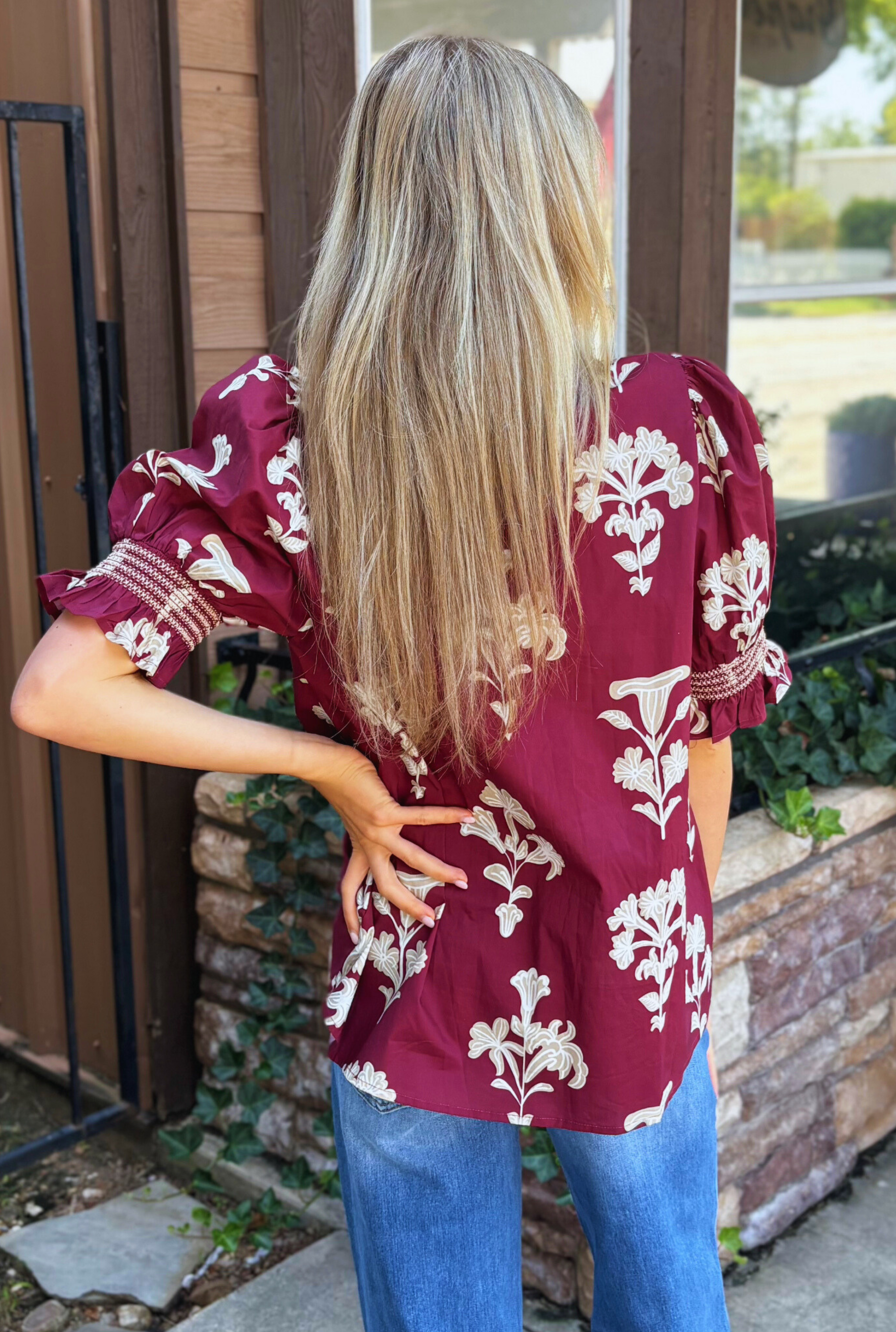 RUST REBECCA TOP