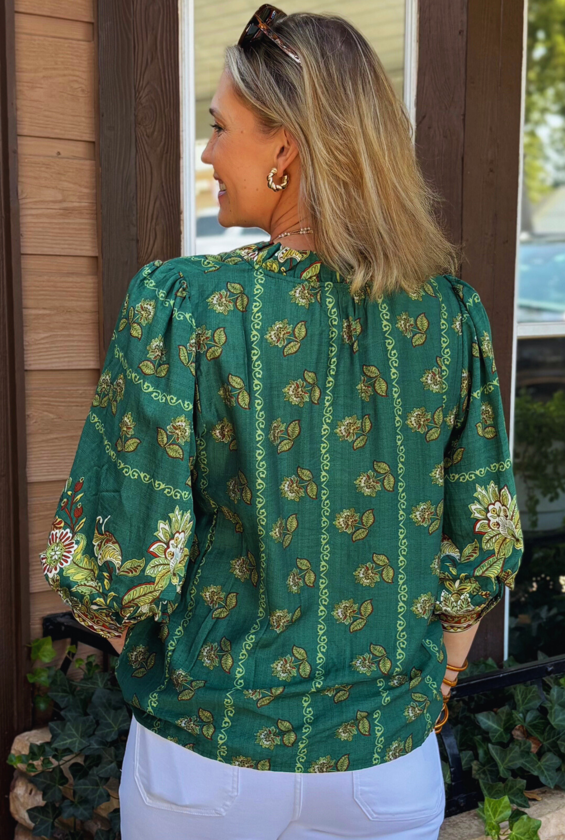 GREEN BOTANICAL TOP