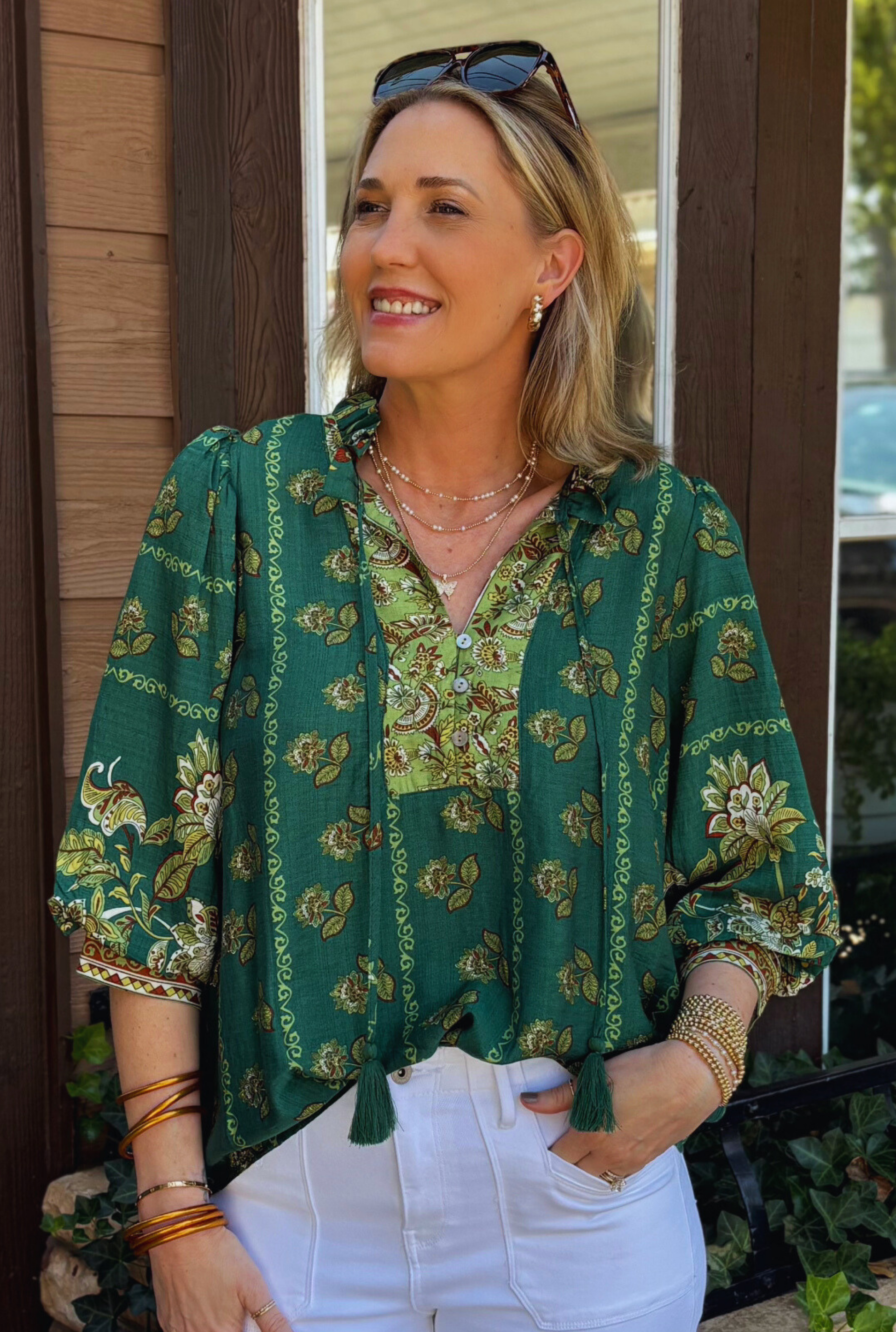 GREEN BOTANICAL TOP