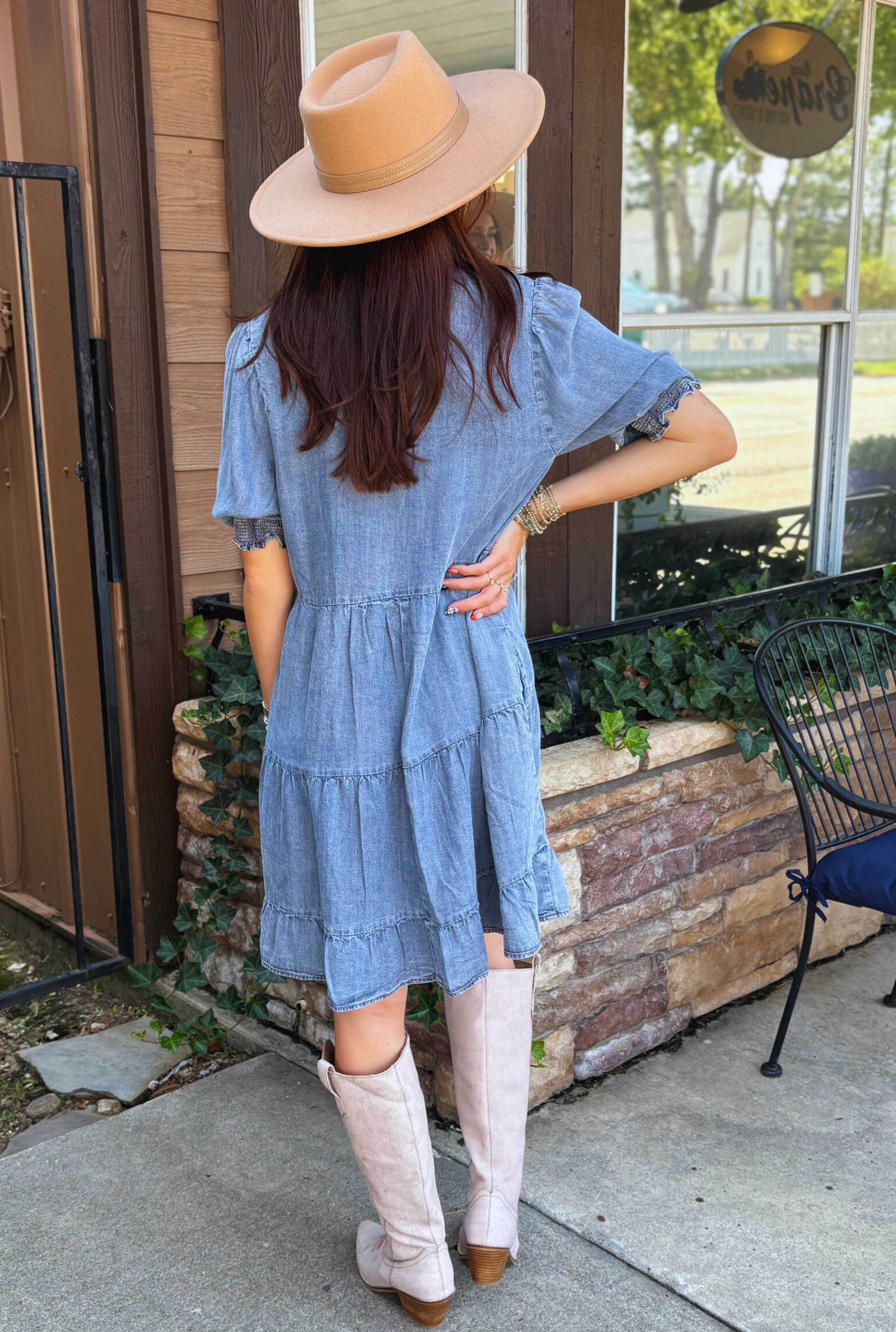 DENIM JASMINE DRESS