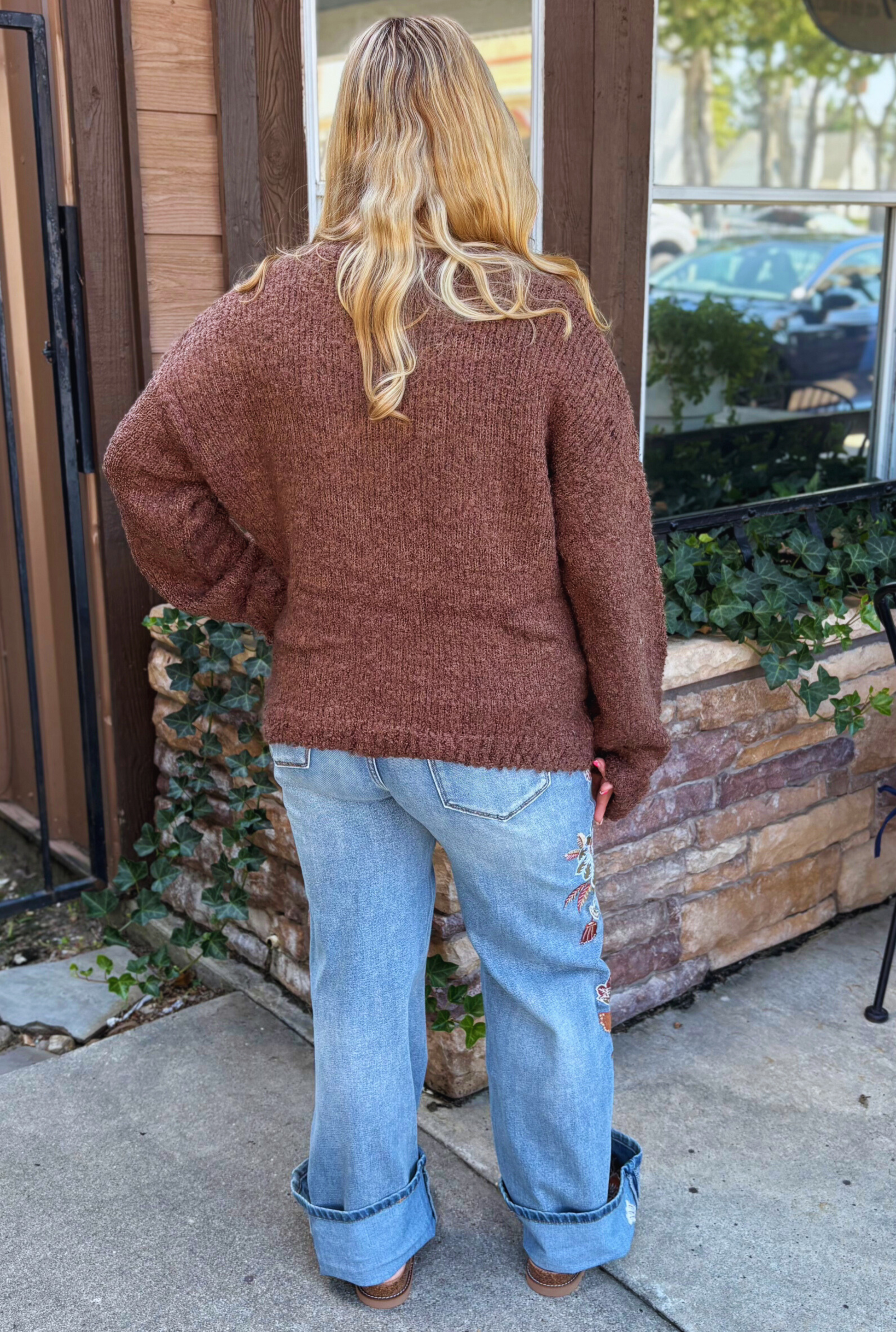 CHOCOLATE COZY SWEATER