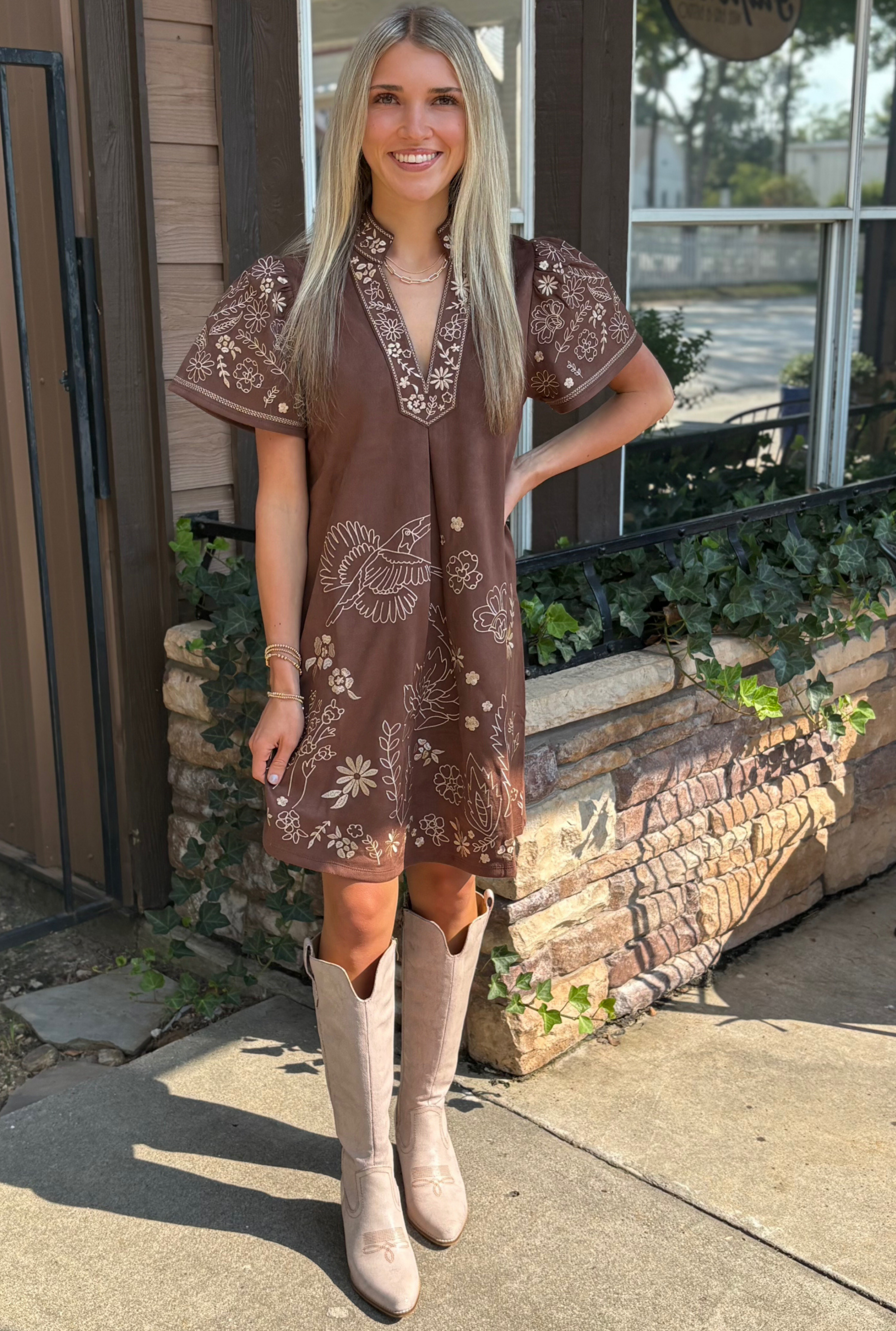 BROWN BILLY DRESS