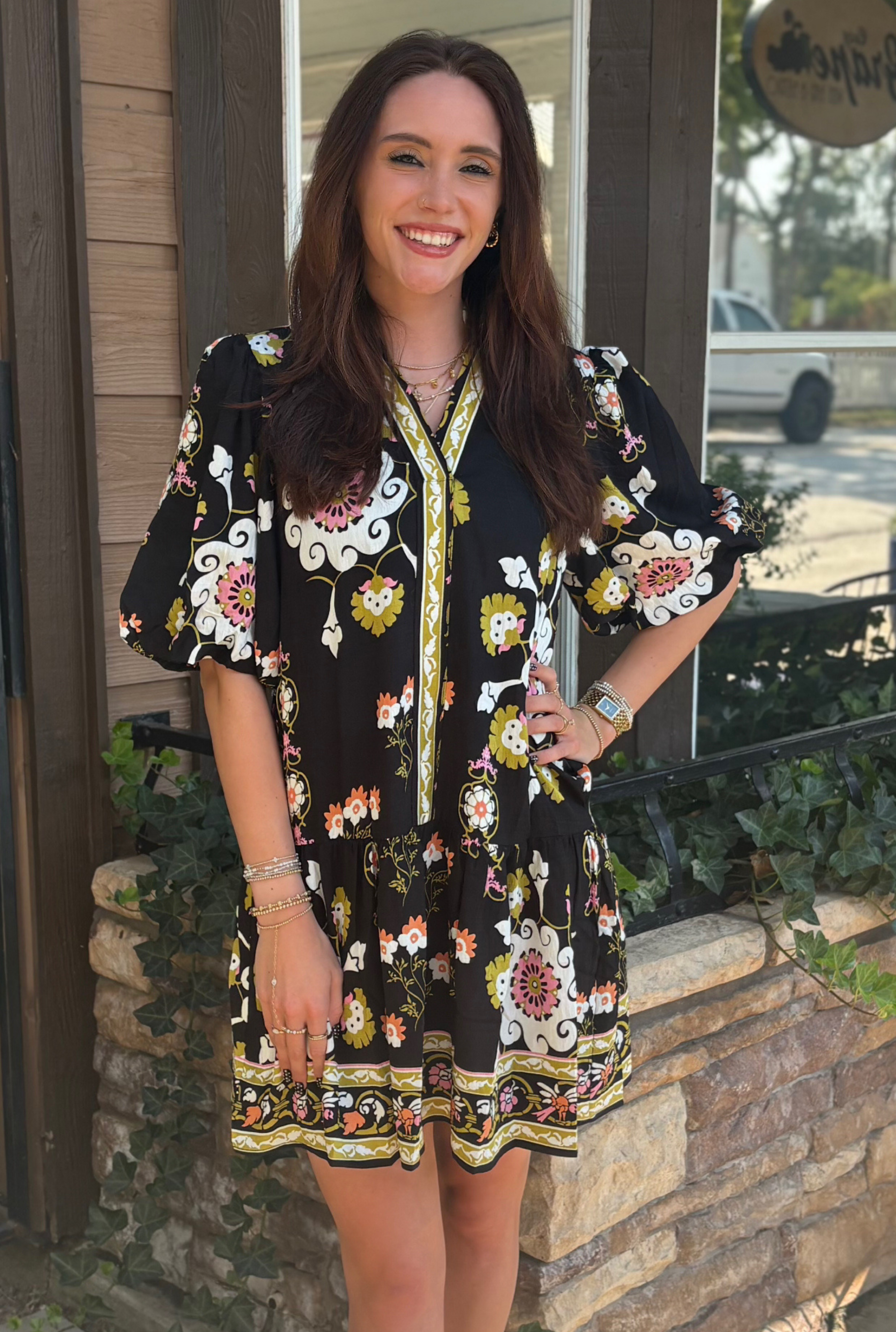 BLACK CARRIE DRESS