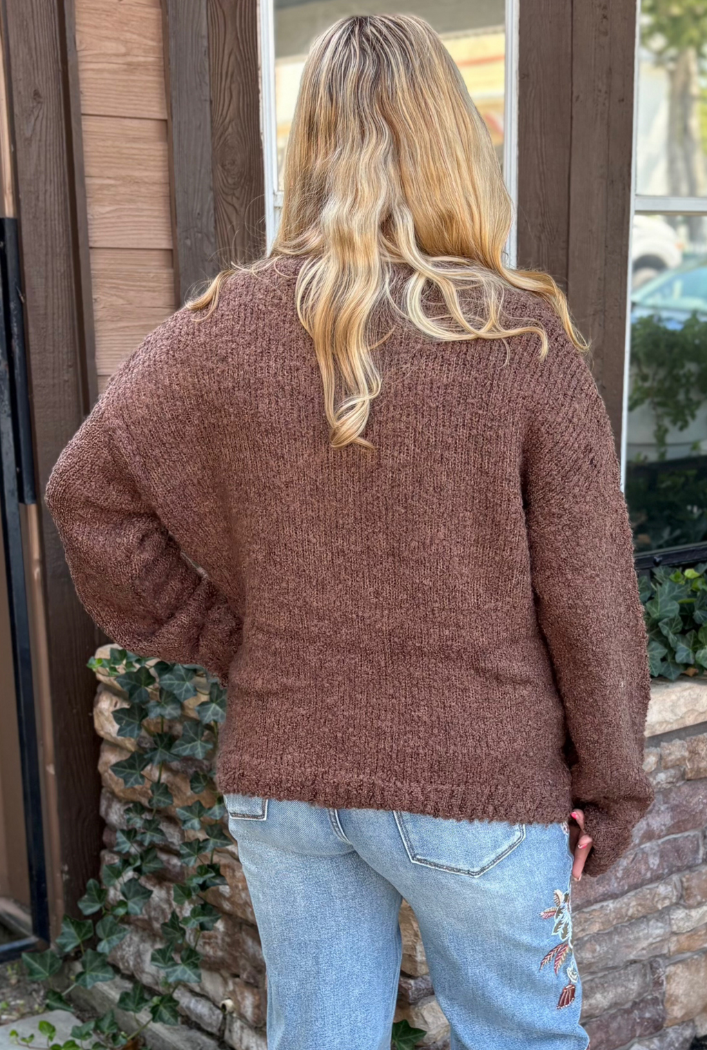 CHOCOLATE COZY SWEATER