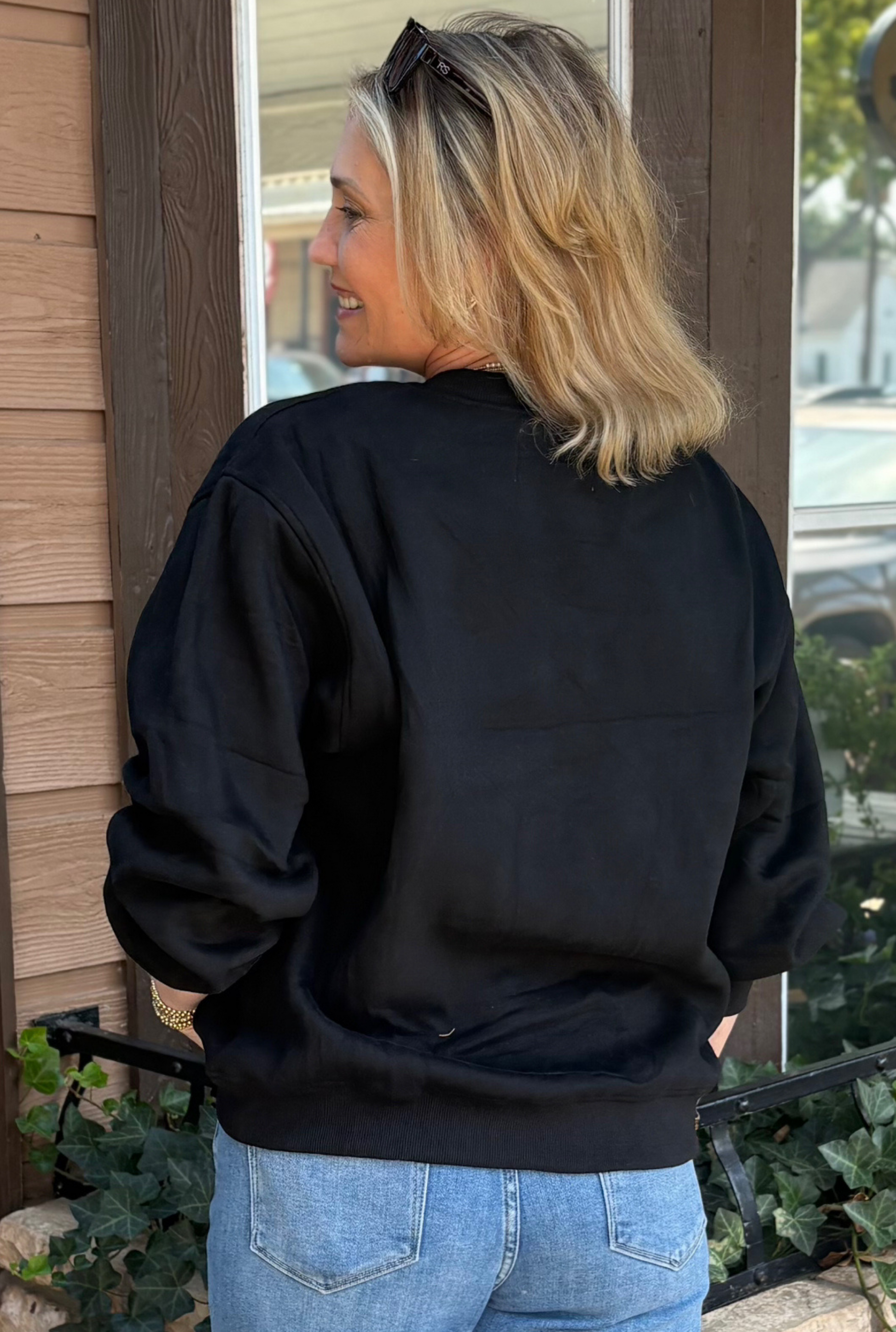 Black Whiskey Weather Sweatshirt
