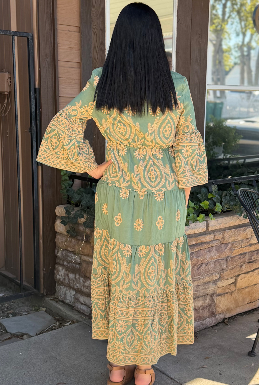 SAGE ANNIE DRESS