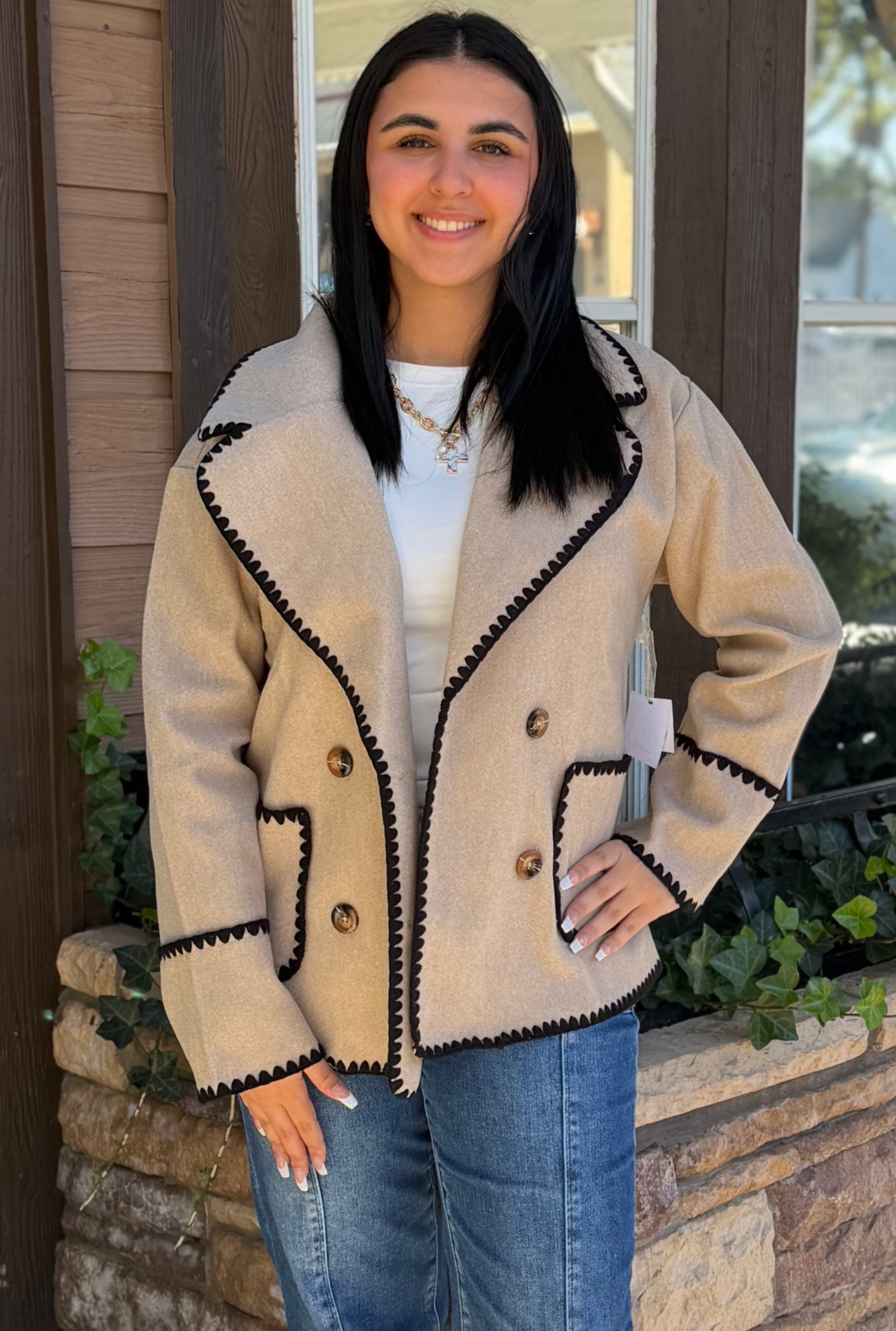 CREAM TRINITY JACKET