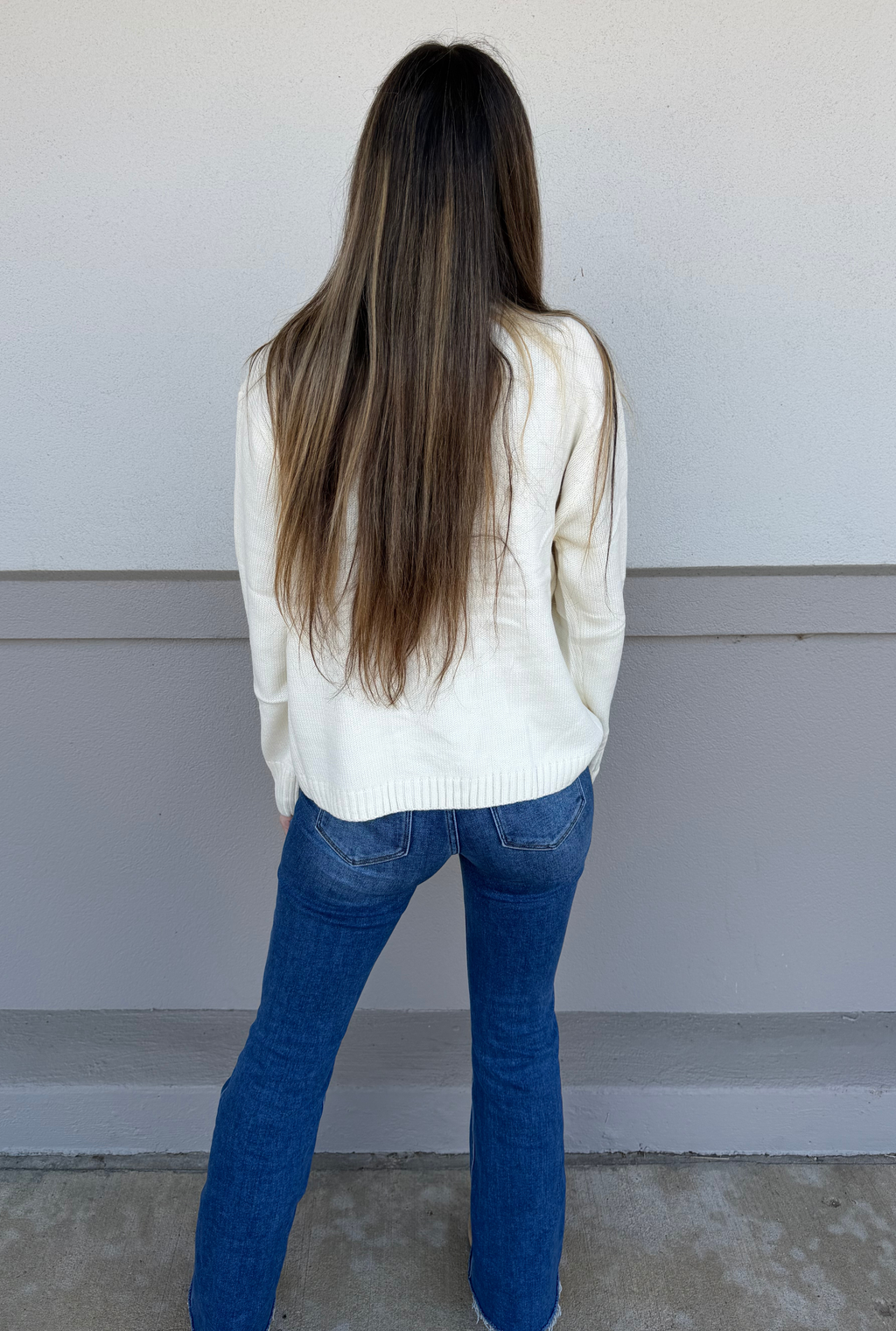 Ivory Coffee Weather Sweater