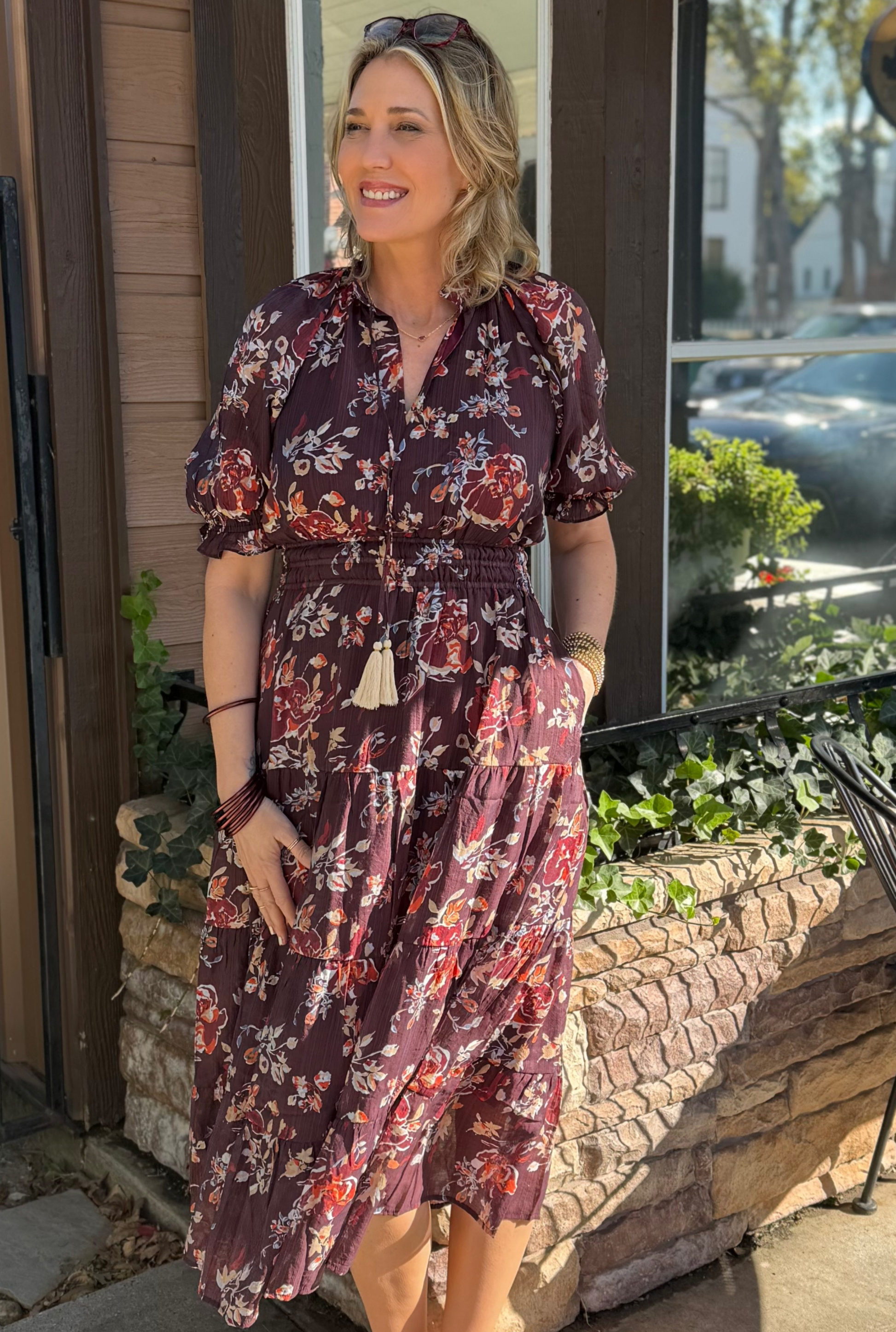 FLORAL SUNDAY BEST DRESS