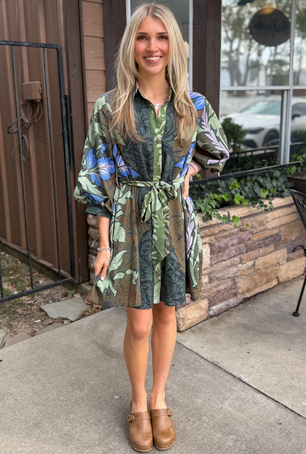 GREEN BOTANICAL DRESS