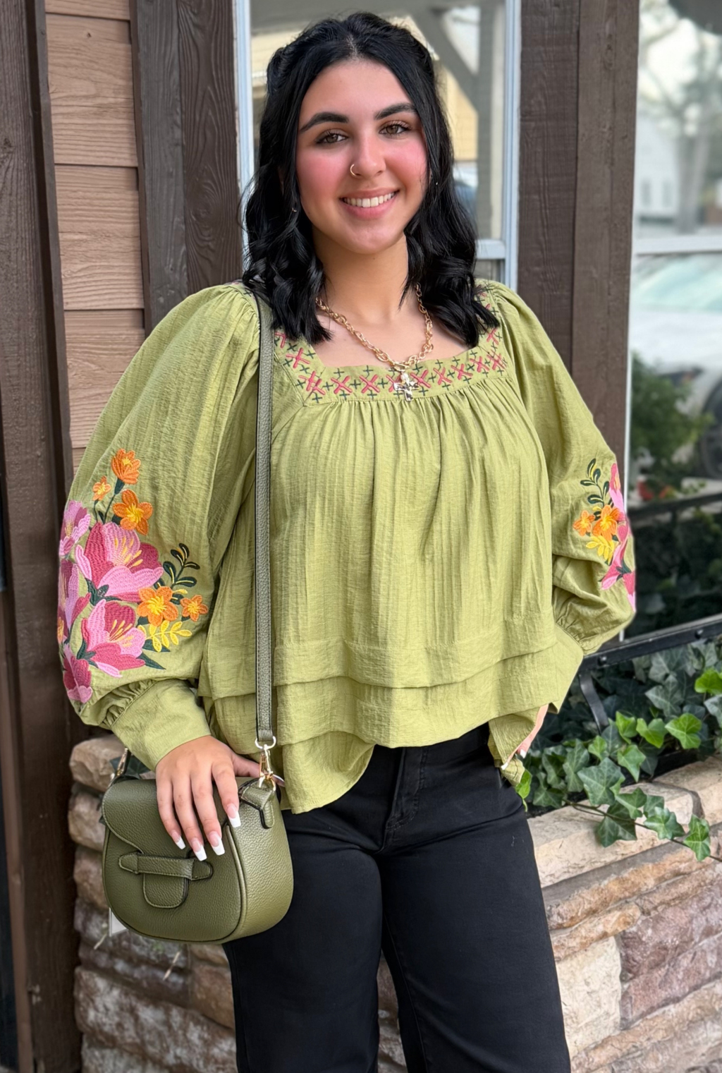 Olive You Square Neck