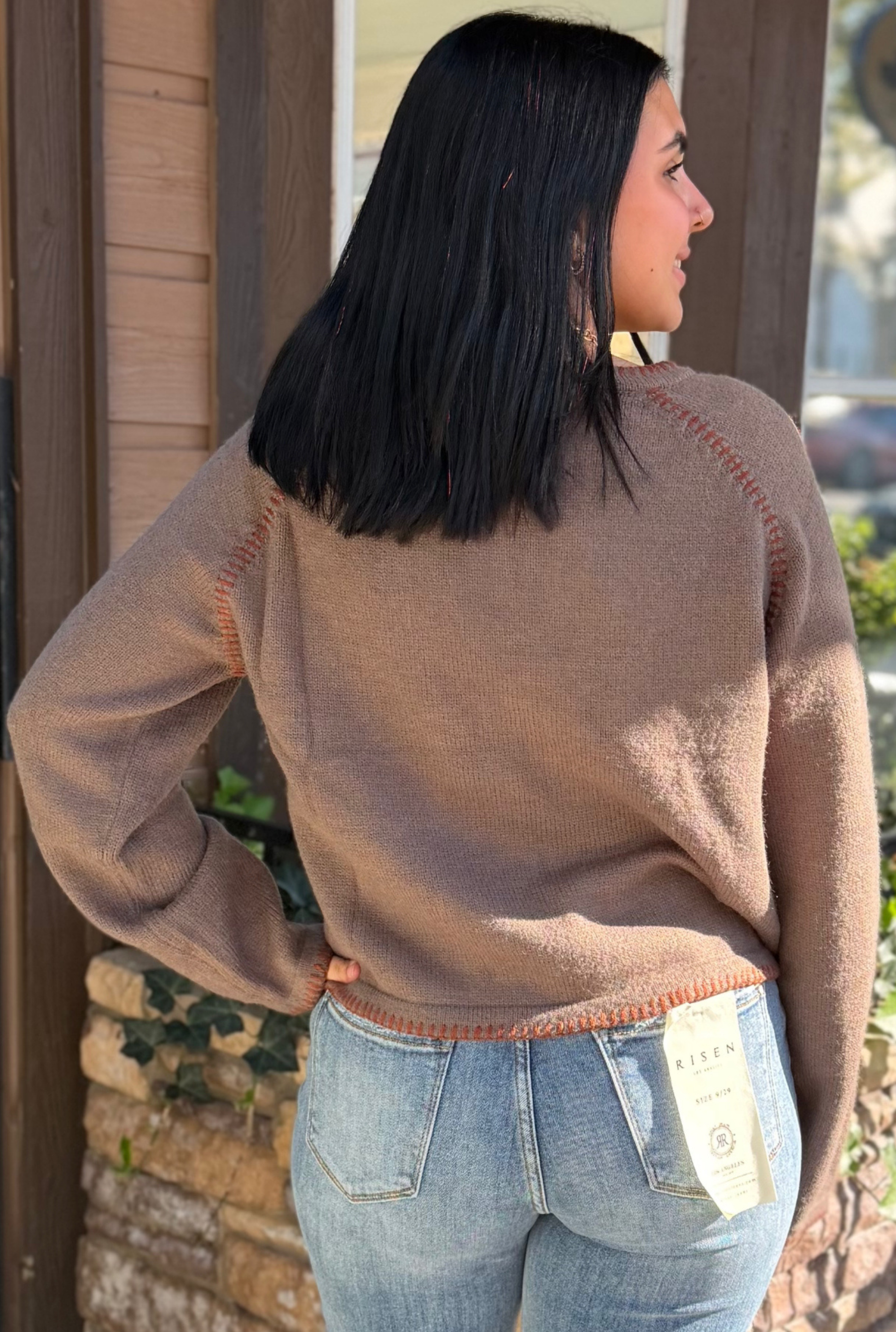 BROWN ANNIE SWEATER