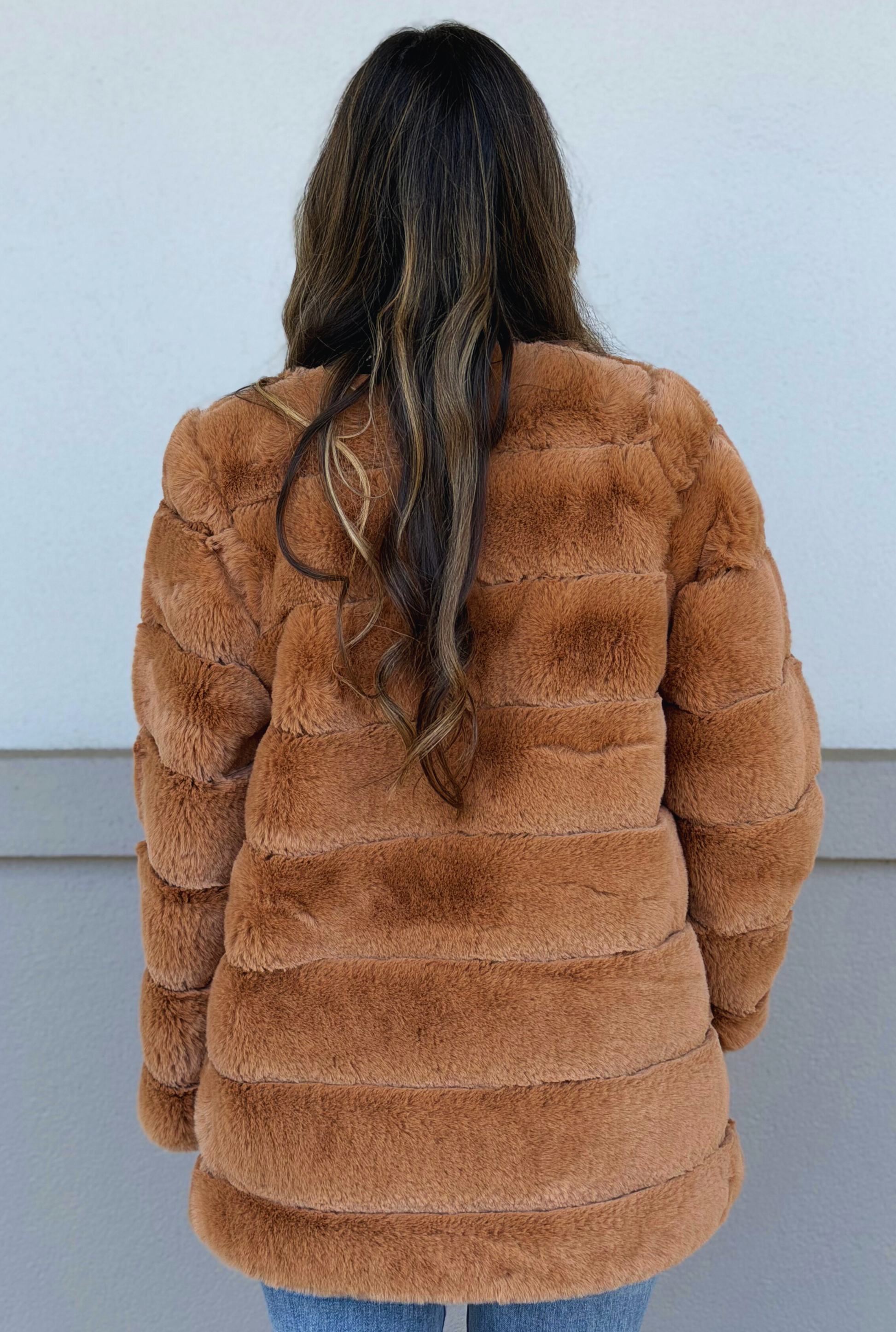Faux Fur Oversized Holiday Glamcoat